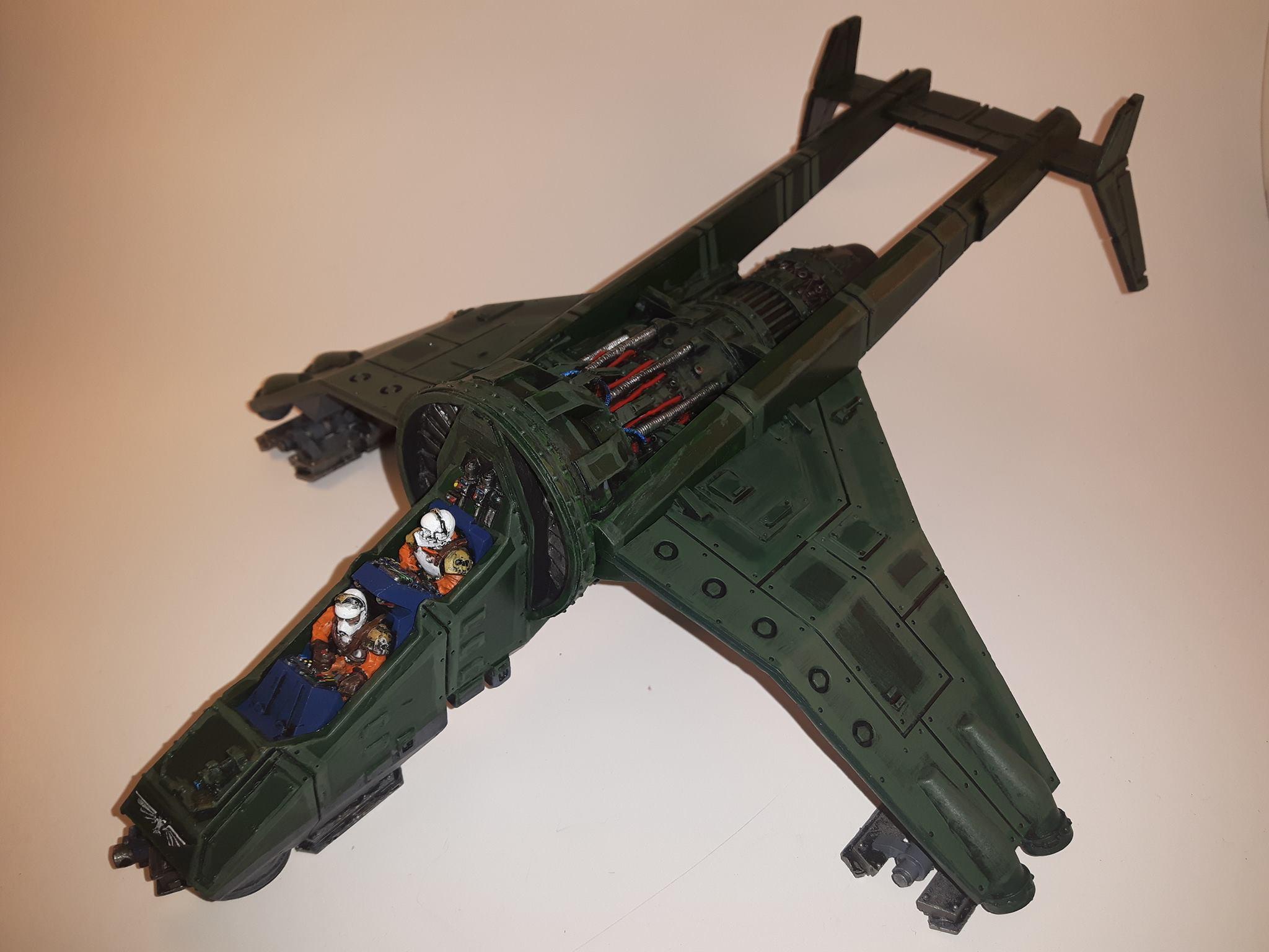 Astra Militarum, Flyer, Forge World, Imperial Guard, Resin, Vulture, Warhammer 40,000