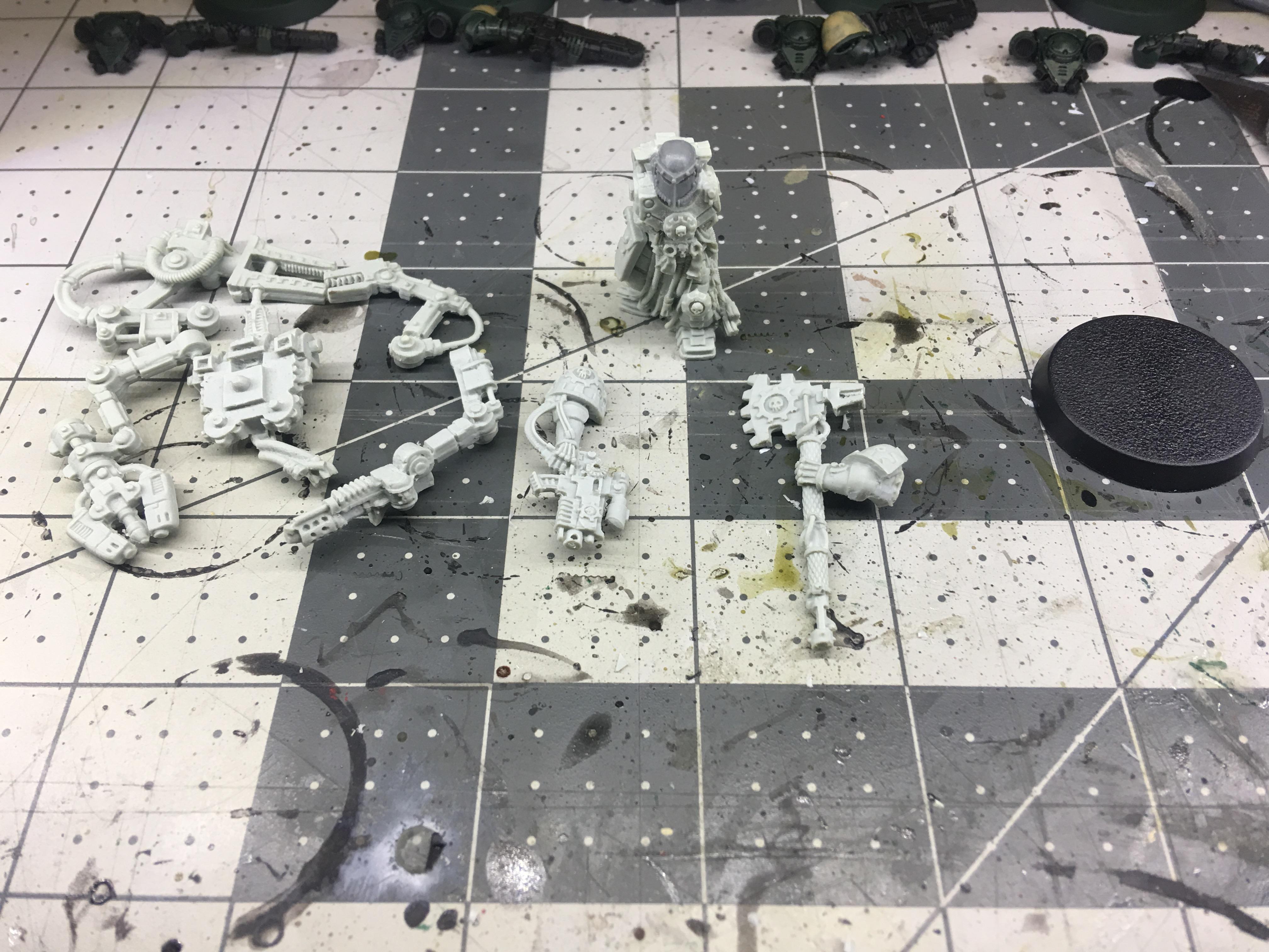 Pre-Build & part fit - Techmarine . MoF