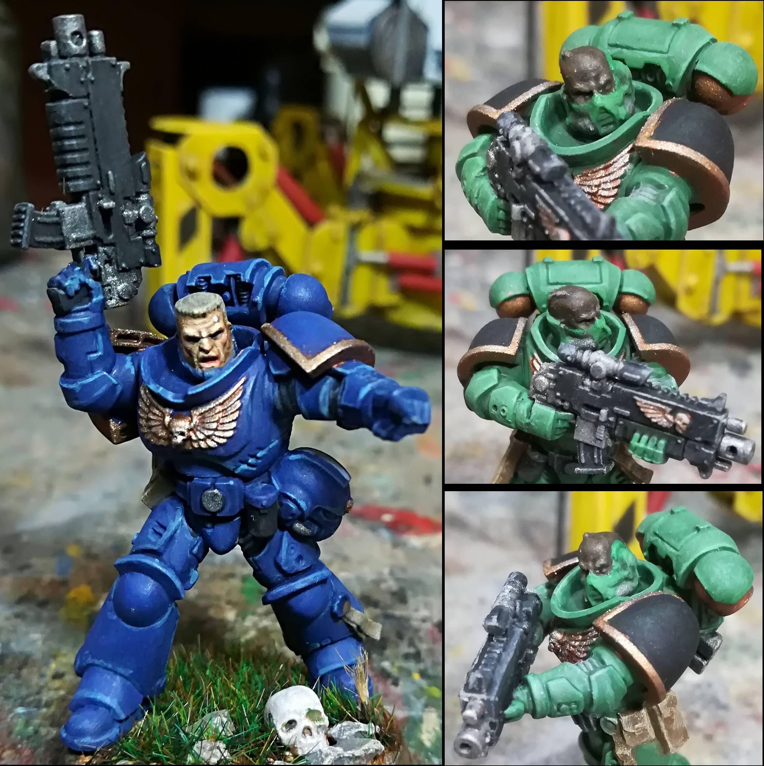 Intercessor Squad B pip 7; faces