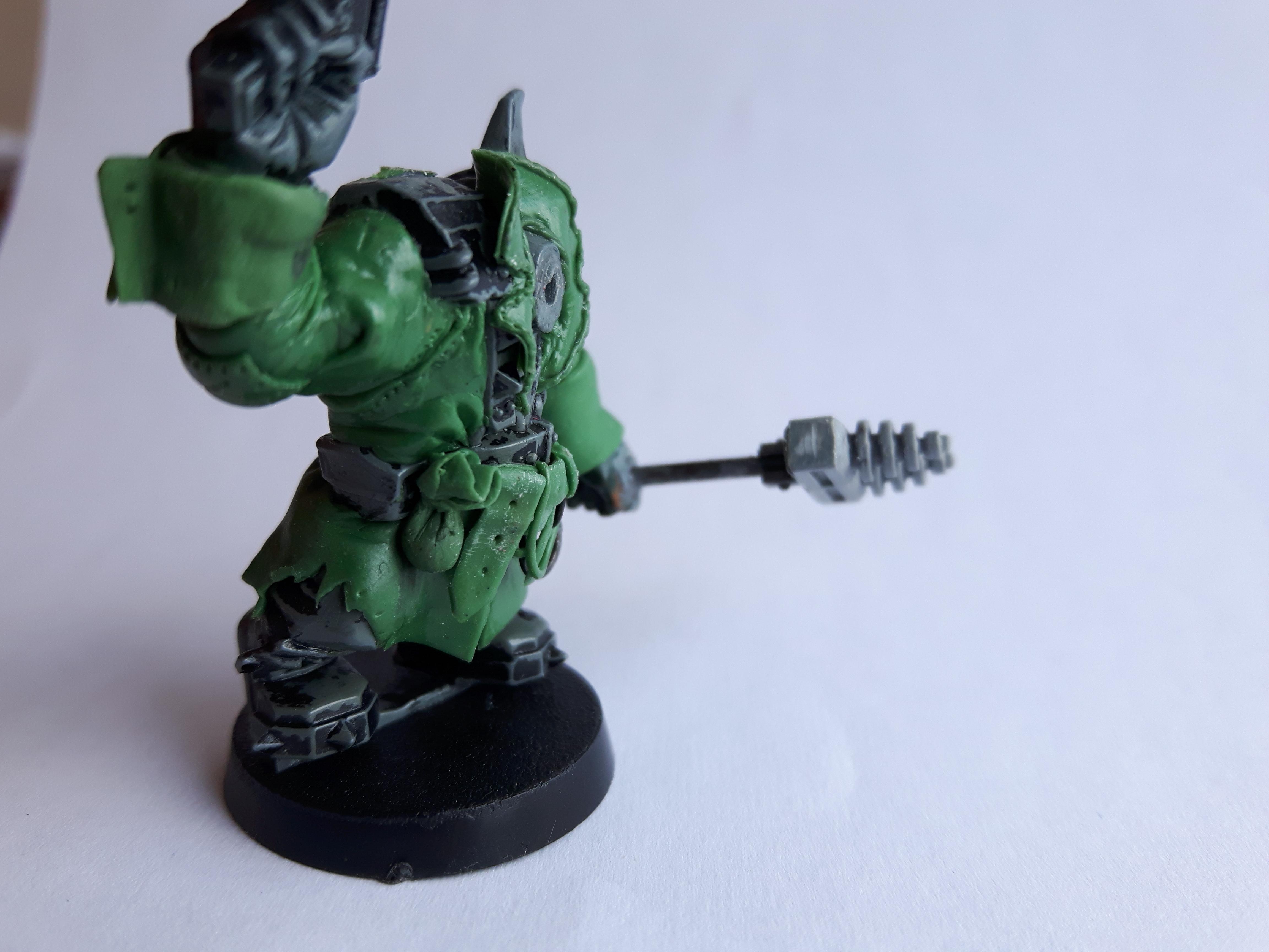 Conversion, Freebooter, Freebooterz, Greenstuff, Nob, Orks, Warhammer 40,000, Work In Progress