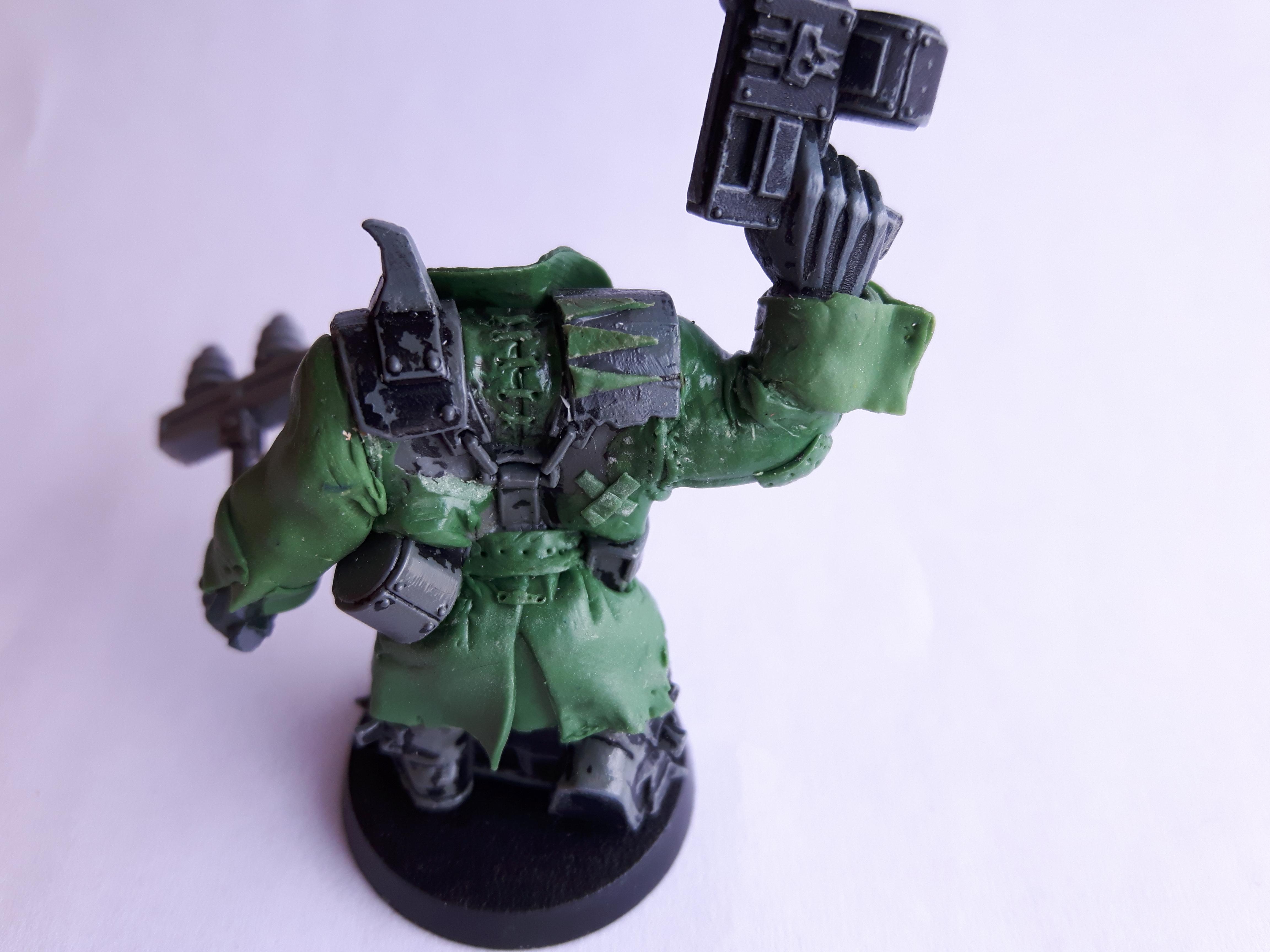 Conversion, Freebooter, Freebooterz, Greenstuff, Nob, Orks, Warhammer 40,000, Work In Progress