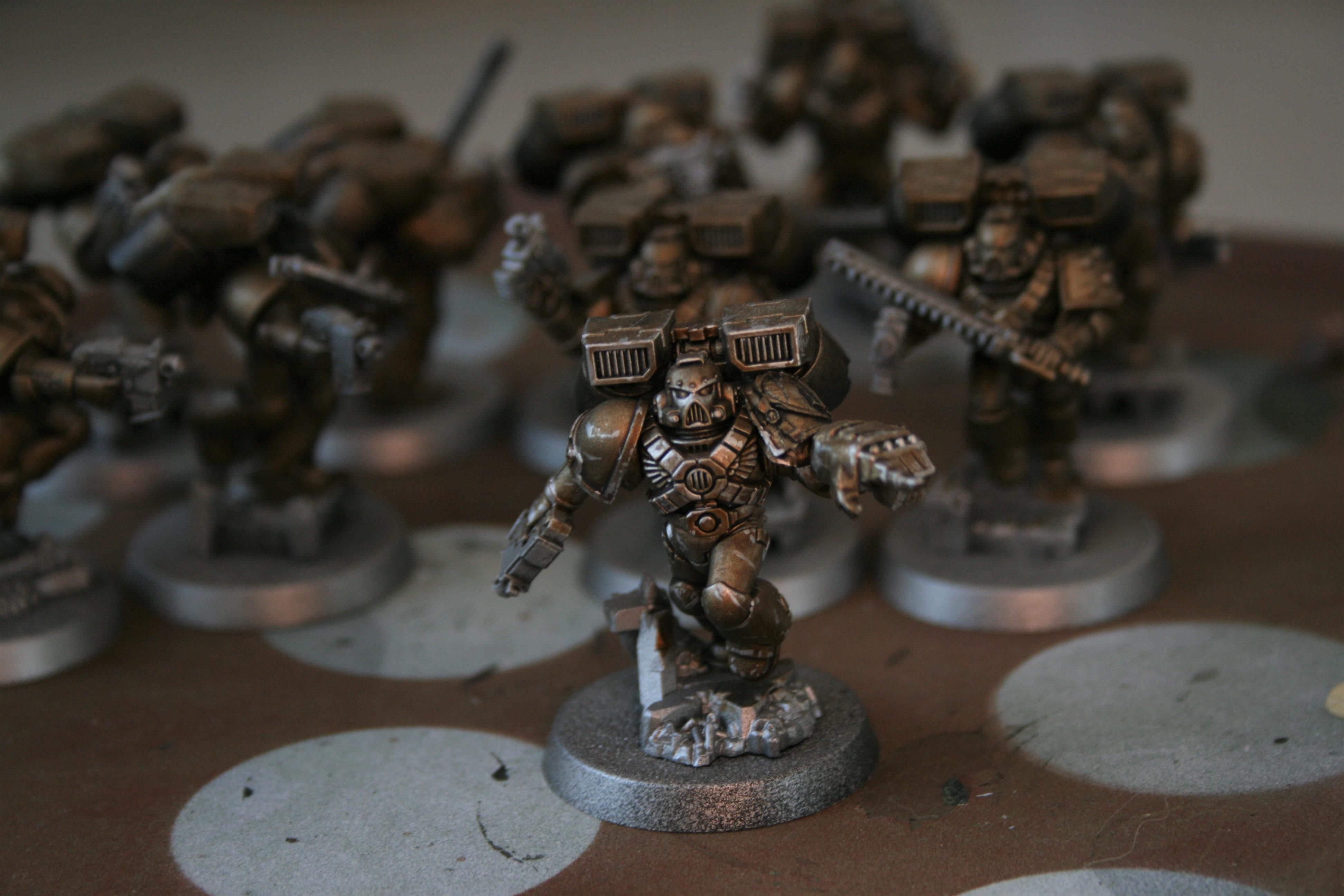 Assault Marines, Metallic, Work In Progress