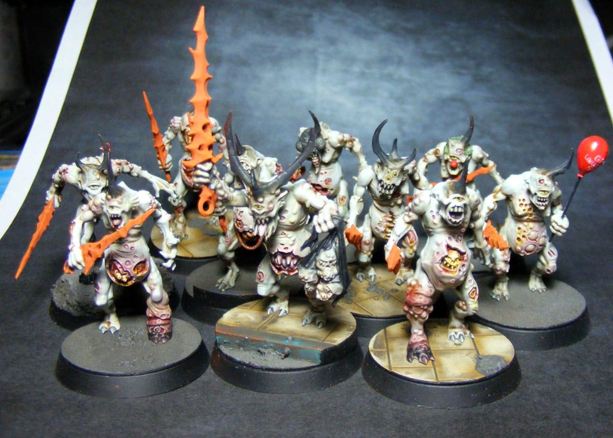 Chaos, Daemons, Nurgle, Plaguebearers