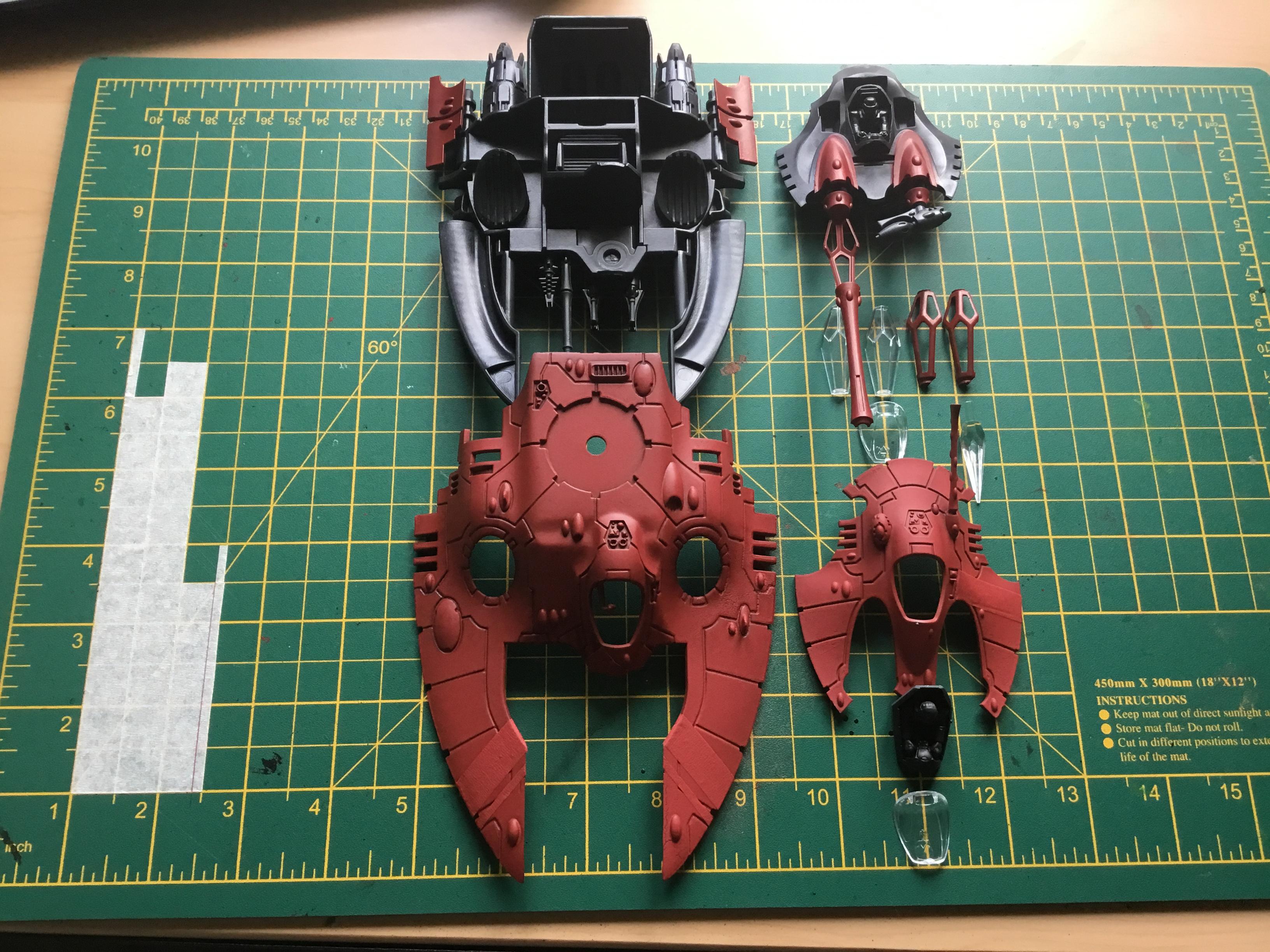 First coat of Mephiston Red