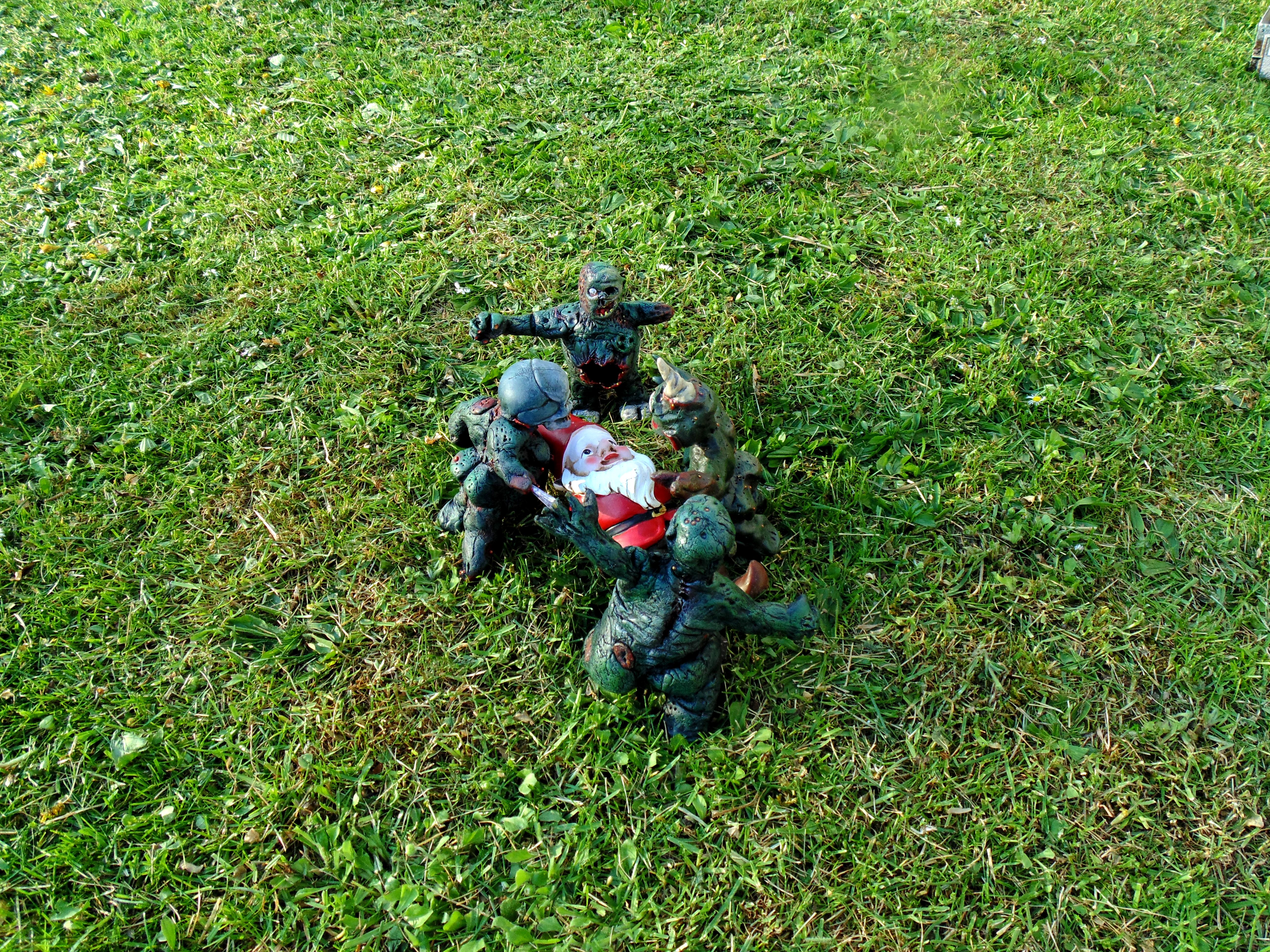 Chaos Nurgle, Converion, Conversion, Daemons, Garden, Gnome, Guo, Nurgle, Plague, Plaguebearers, Prince, Scratch