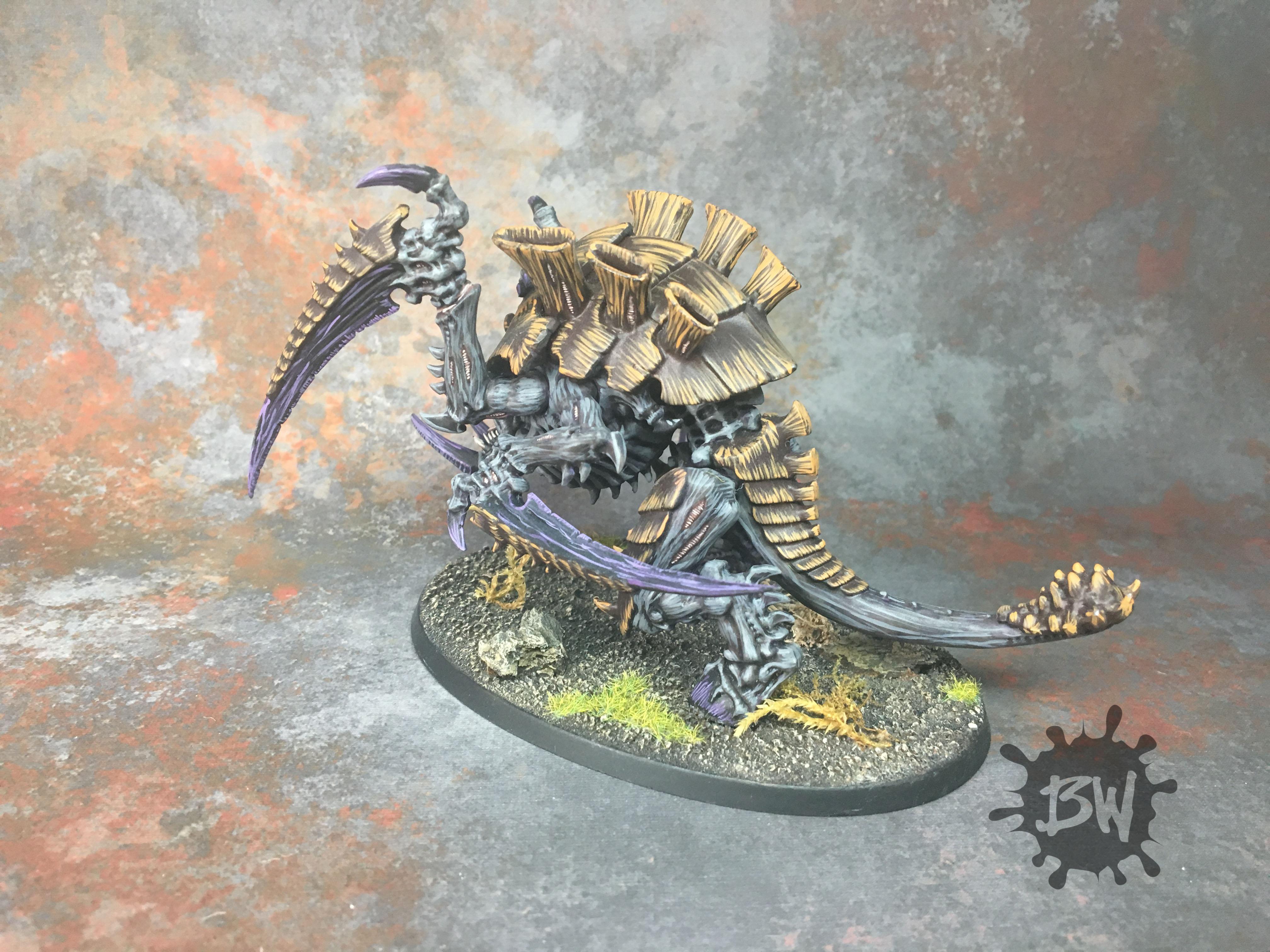 Carnifex Brood, Pro-painted, Tyranids, Warhammer 40,000, Warhammer Fantasy, Xeno