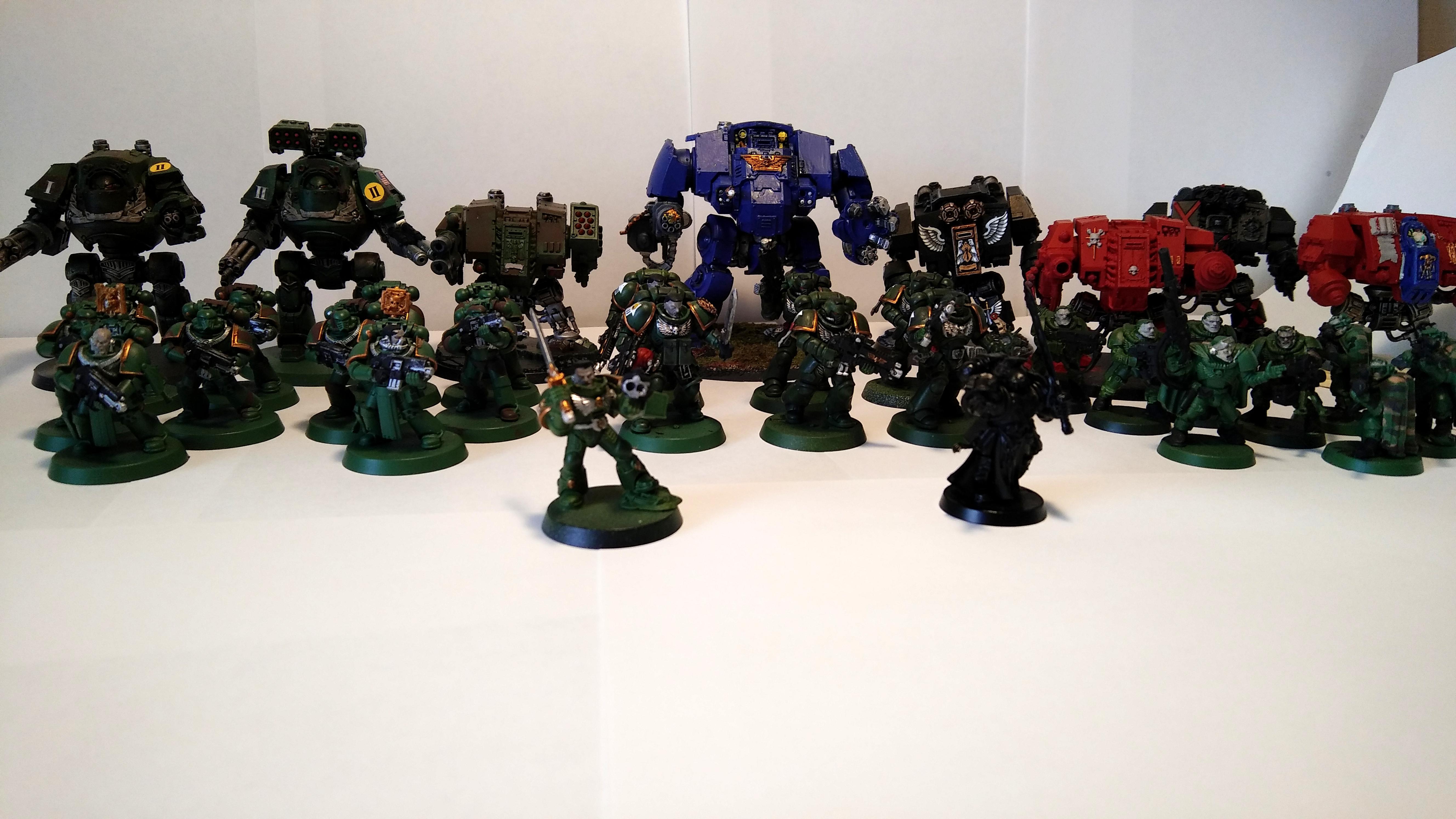 American Marines, Blood Angels, Contemptor, Death Company, Dreadnought, Furioso, Librarian, Redemptor, Space Marines, Tournament