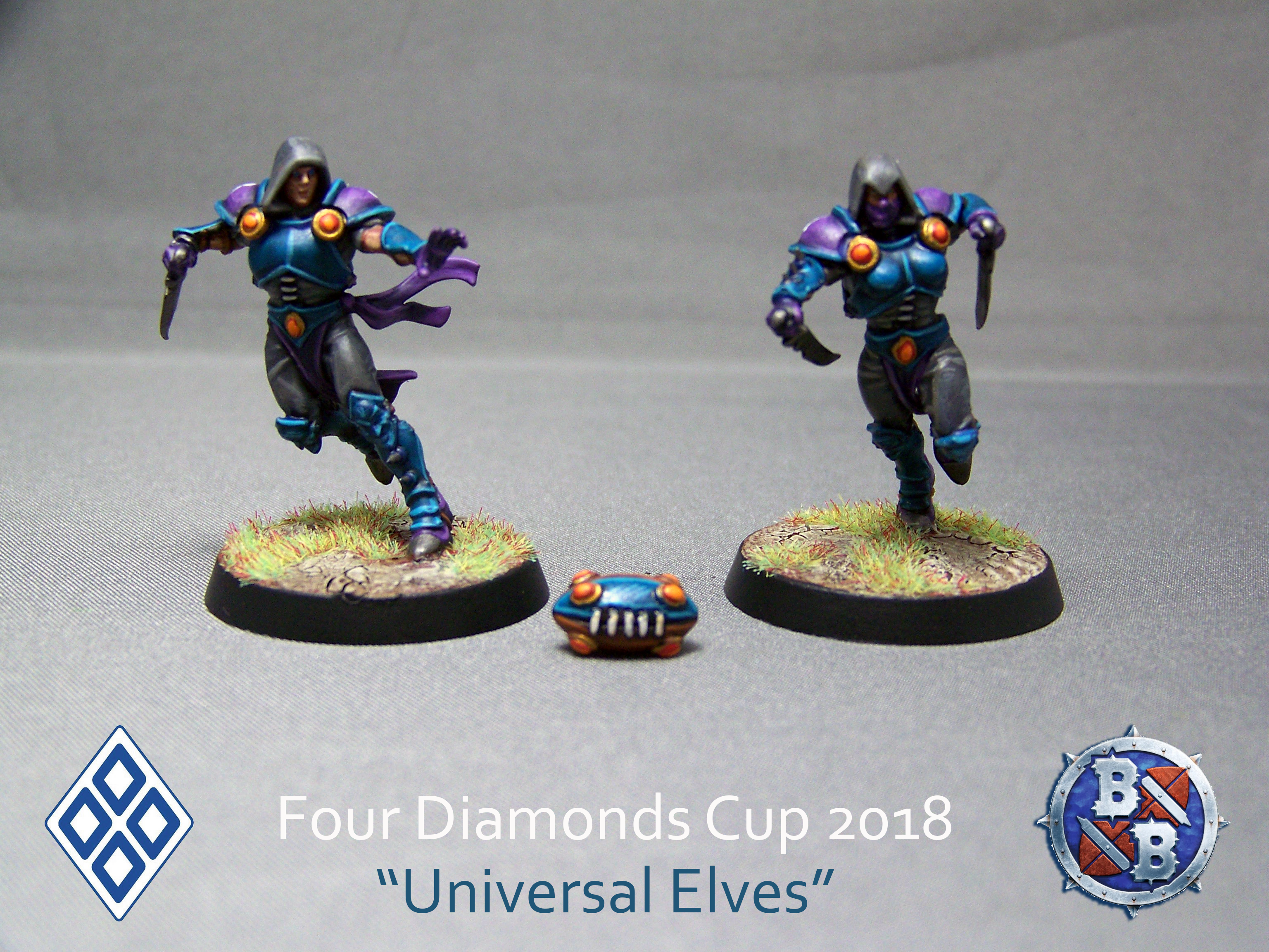Assassins, Blood Bowl, Dark Elves, Elves, Four Diamonds Cup