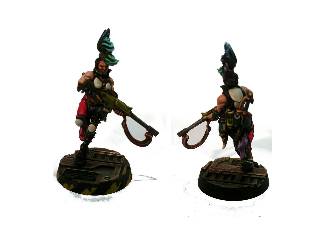 Chem-hellions, Escher, Gangs, Hive Scum, Necromunda, Underhive, Walls, Zone Mortalis