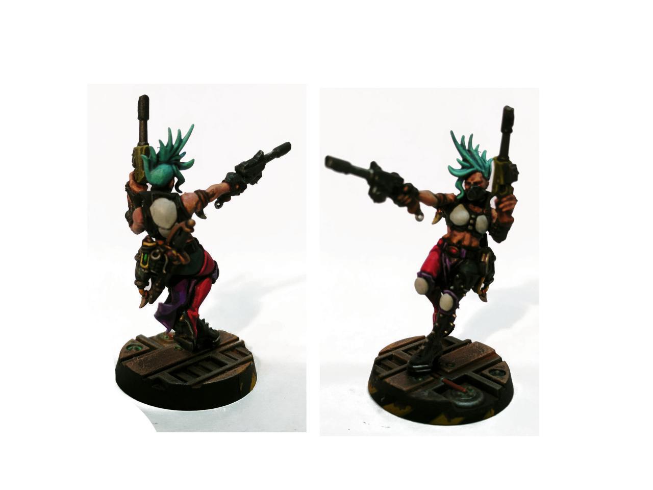 Chem-hellions, Escher, Gangs, Hive Scum, Necromunda, Underhive, Walls, Zone Mortalis
