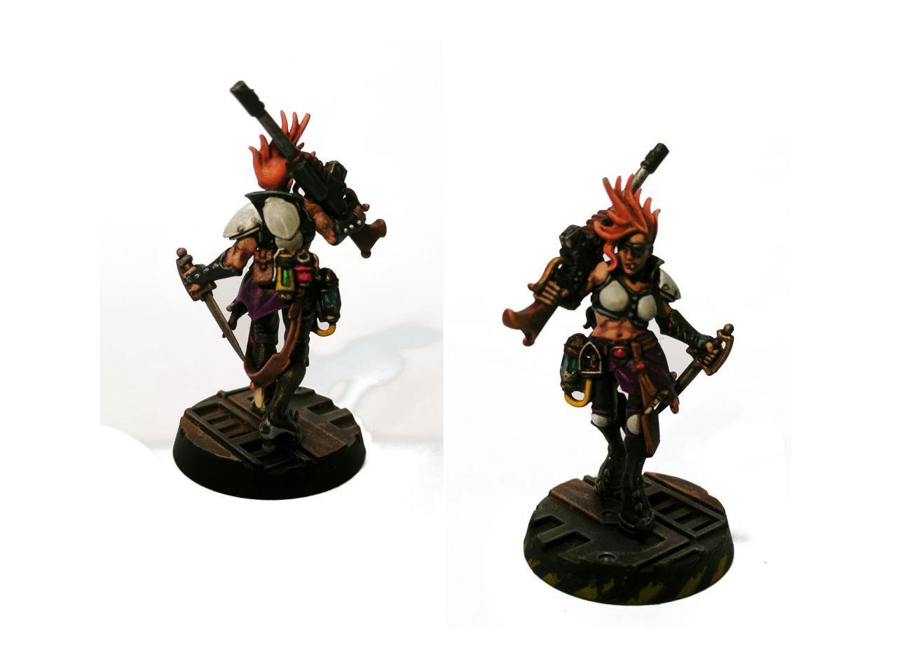 Chem-hellions, Escher, Gangs, Hive Scum, Necromunda, Underhive, Walls, Zone Mortalis