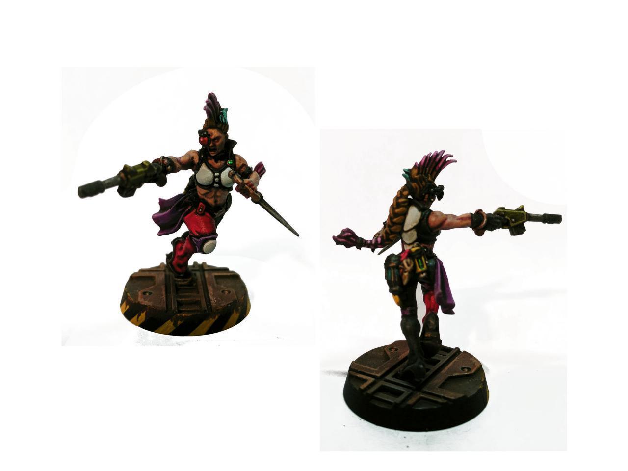 Chem-hellions, Escher, Gangs, Hive Scum, Necromunda, Underhive, Walls, Zone Mortalis