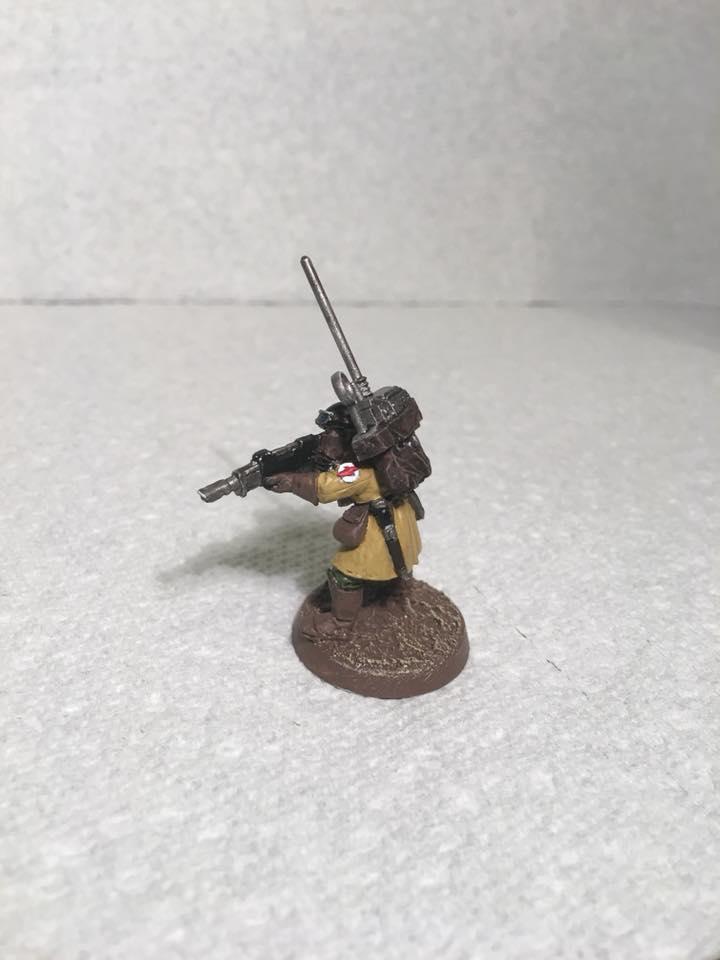 Command Squad, Imperial Guard, Steel Legion, Vox