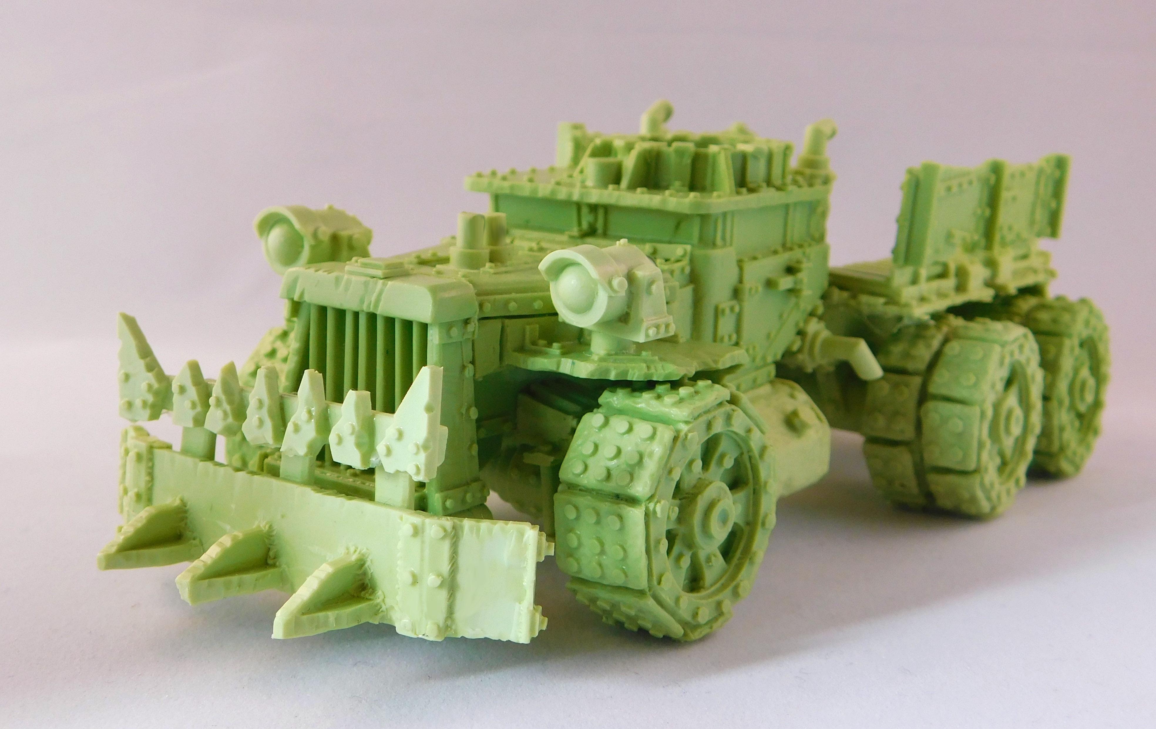 Green, Orks, Trukk, Da Green One Trukk