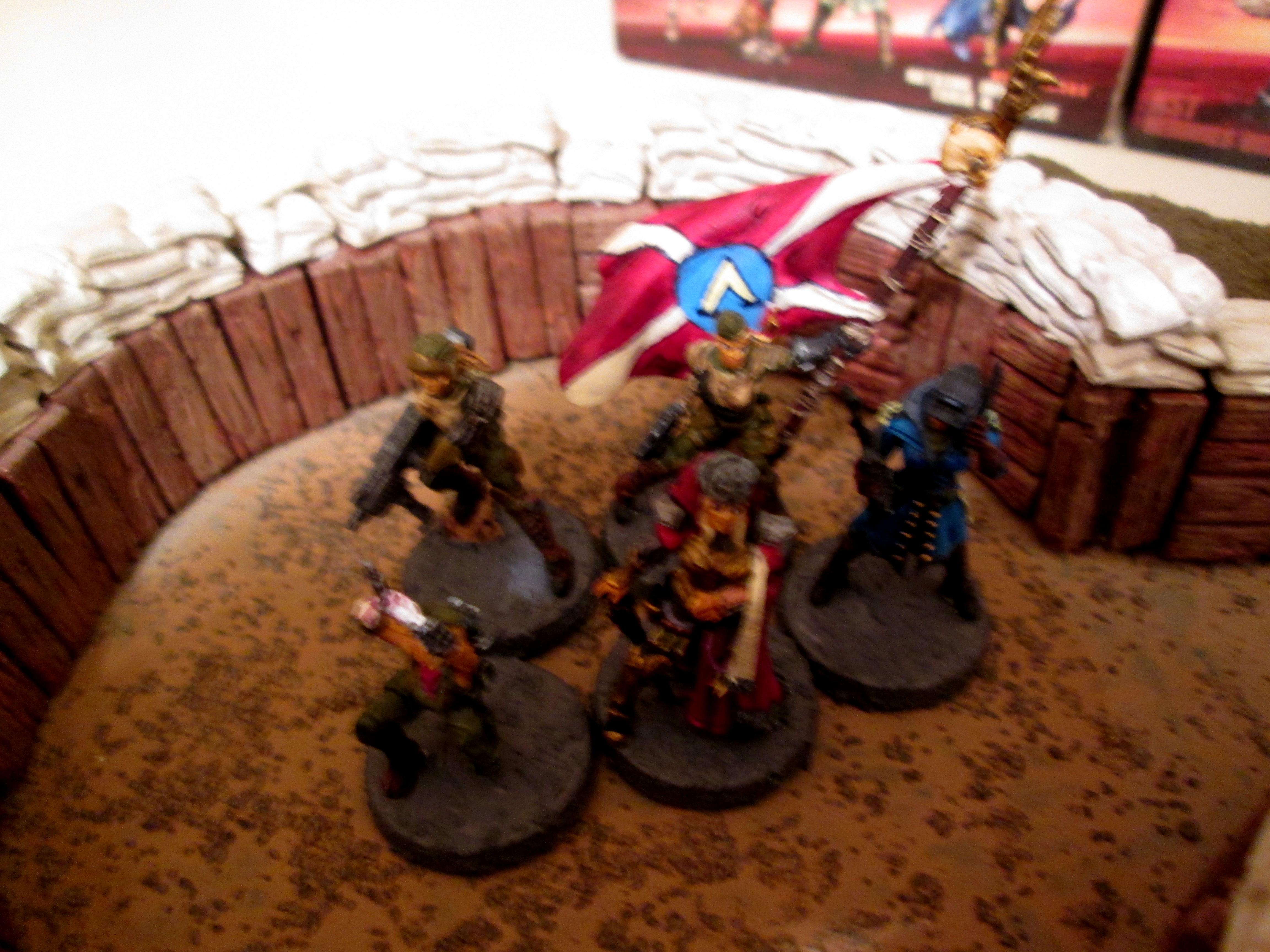 Command Team, Female, Imperial Guard, Infantry, Raging Heroes