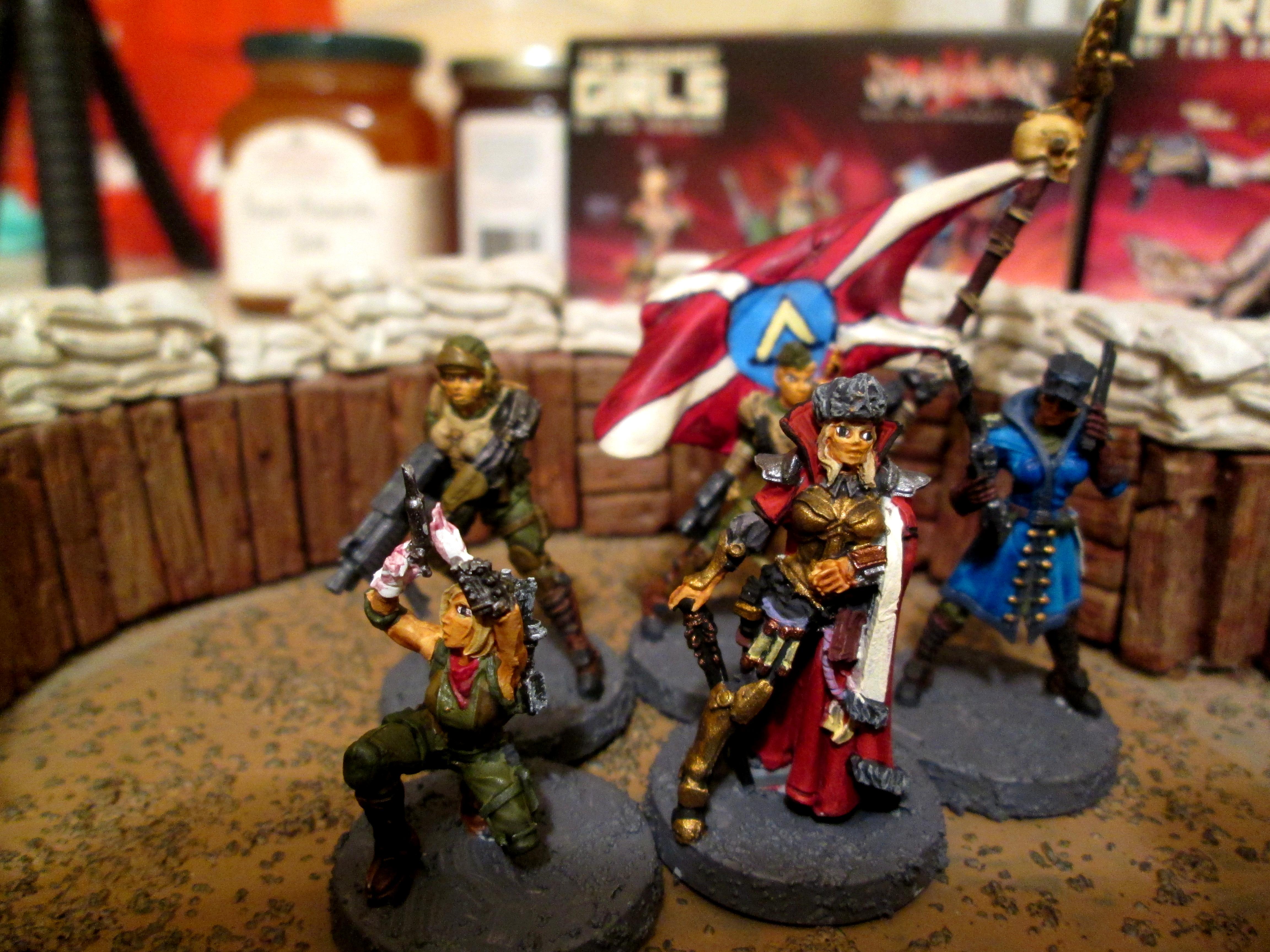Command Team, Female, Imperial Guard, Infantry, Raging Heroes