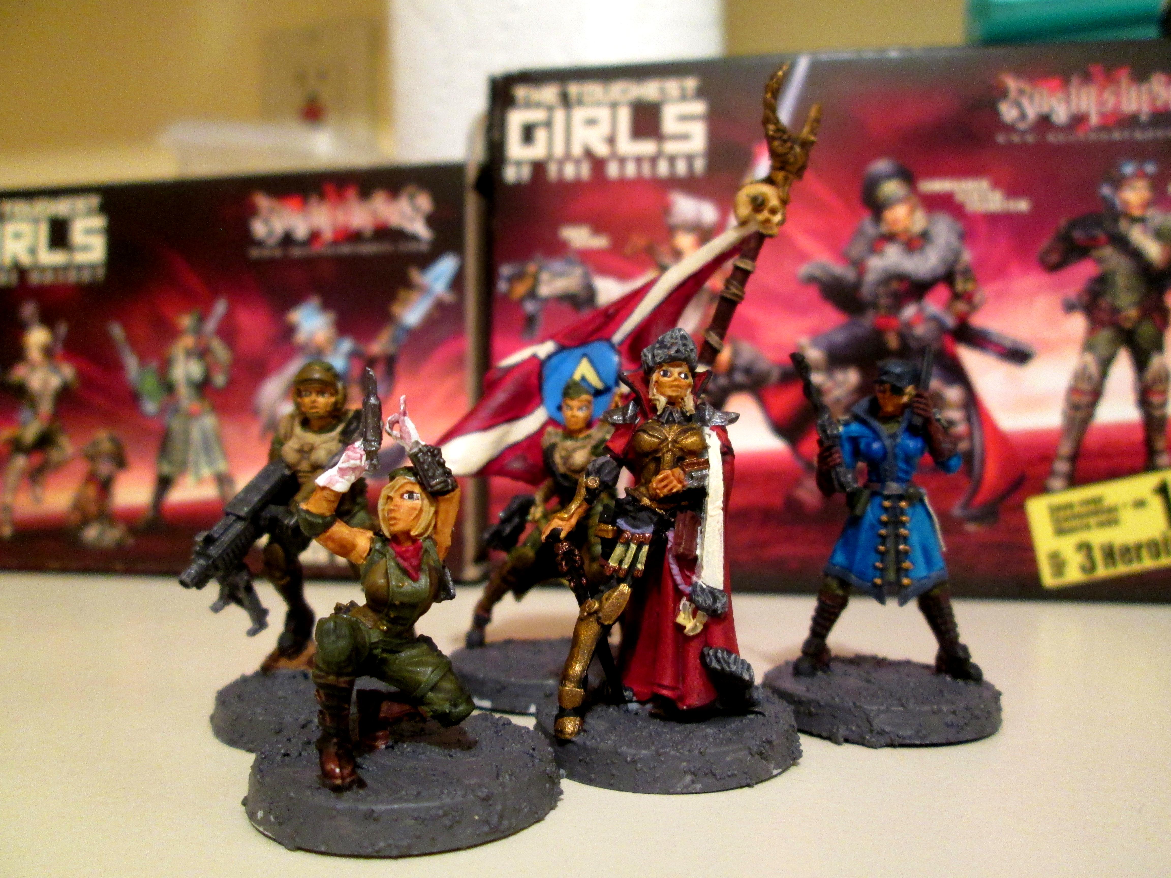 Command Team, Female, Imperial Guard, Infantry, Raging Heroes