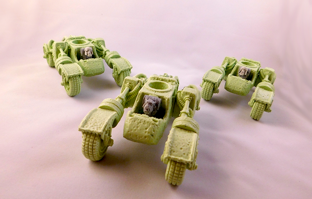 Buggy, Green, Orks, Work In Progress