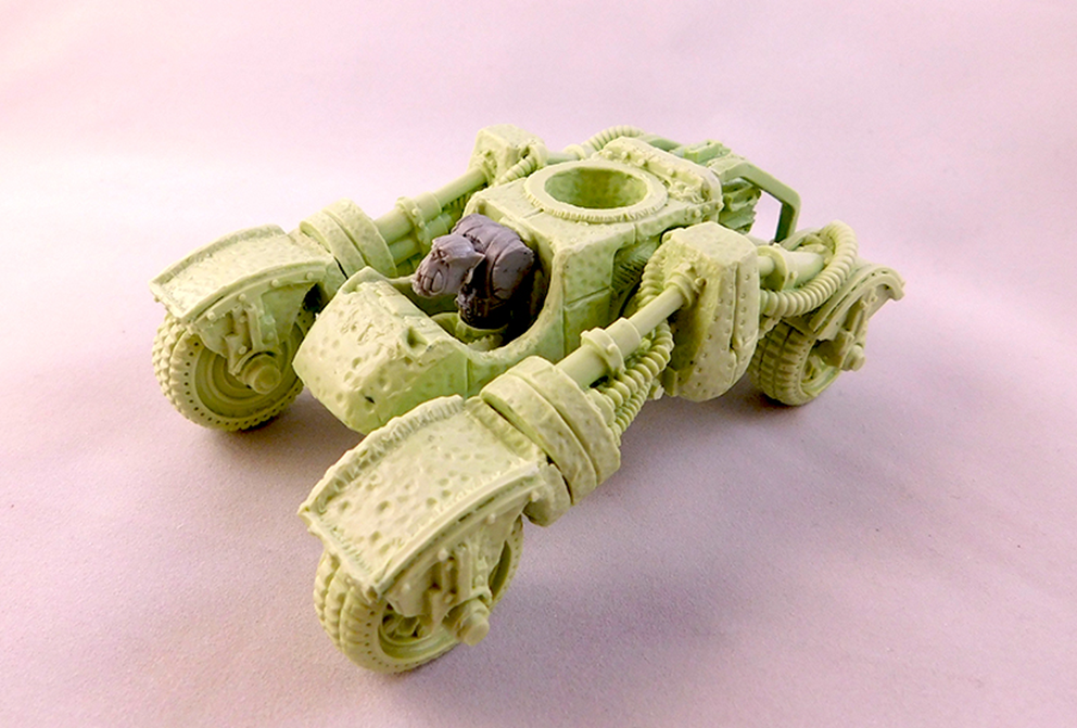 Buggy, Green, Orks, Work In Progress