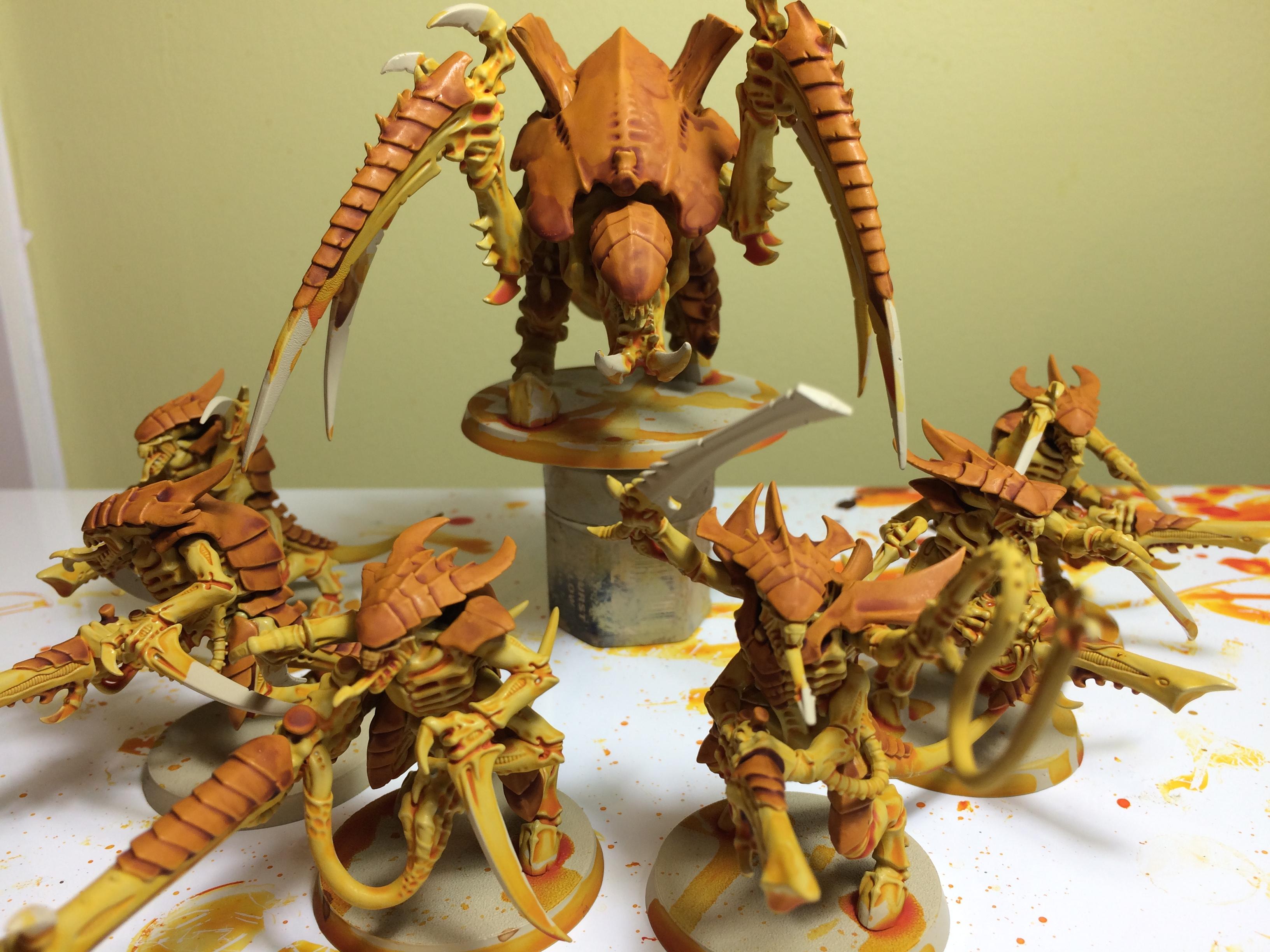 Carnifex, Tyranids, Warriors, Yellow