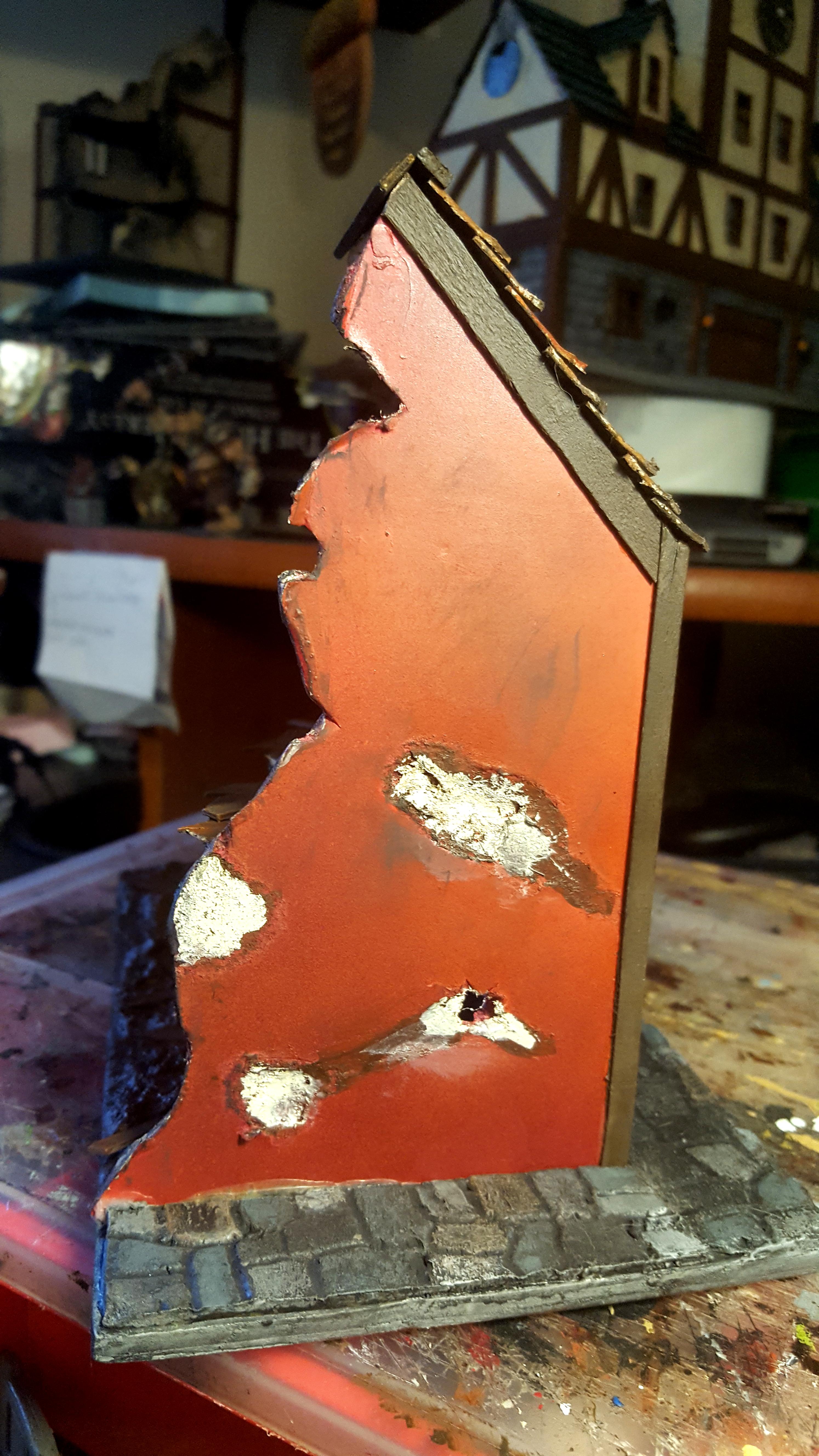 Mordheim, Ruins, Scratch Build, Terrain