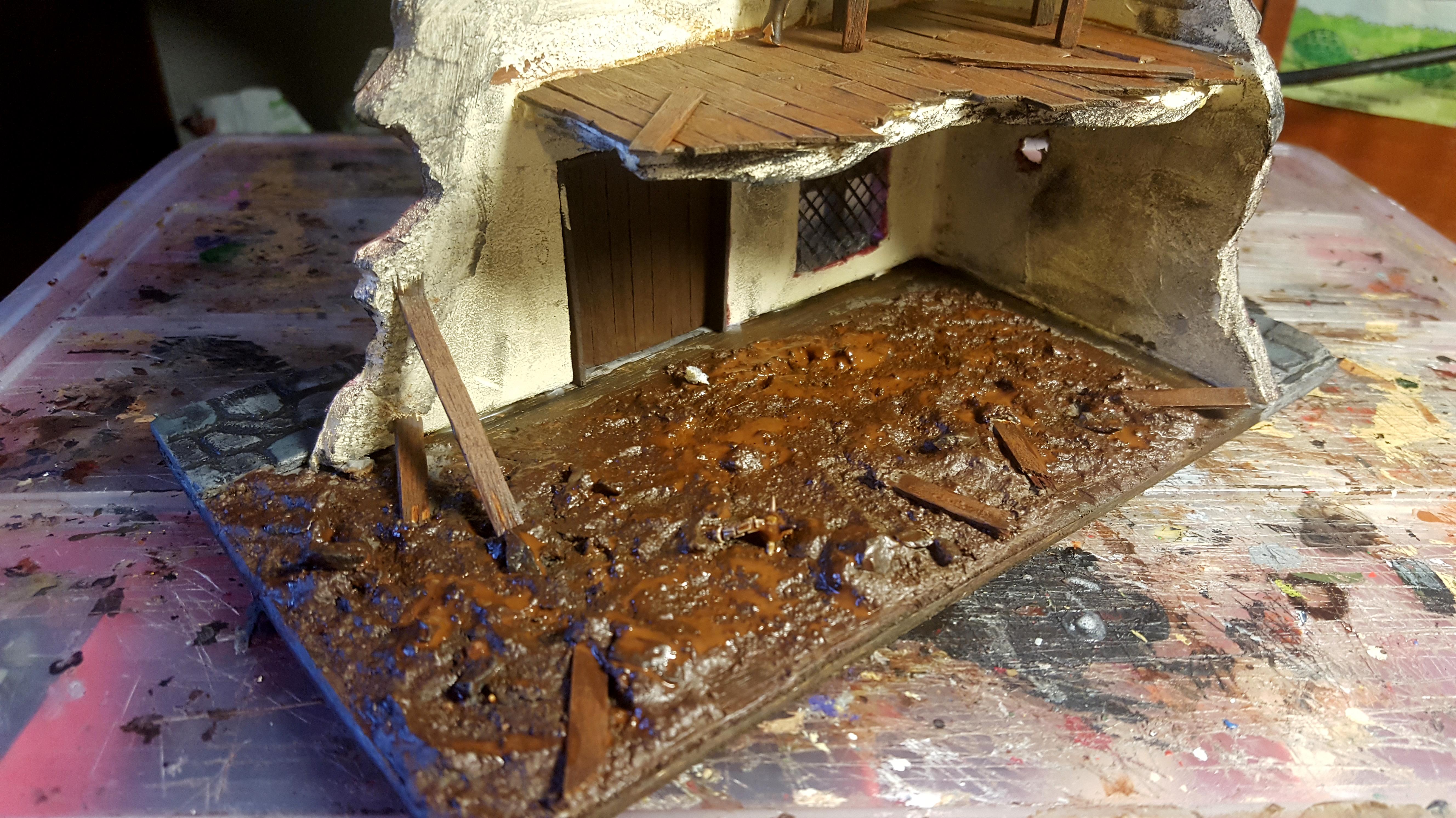 Mordheim, Ruins, Scratch Build, Terrain