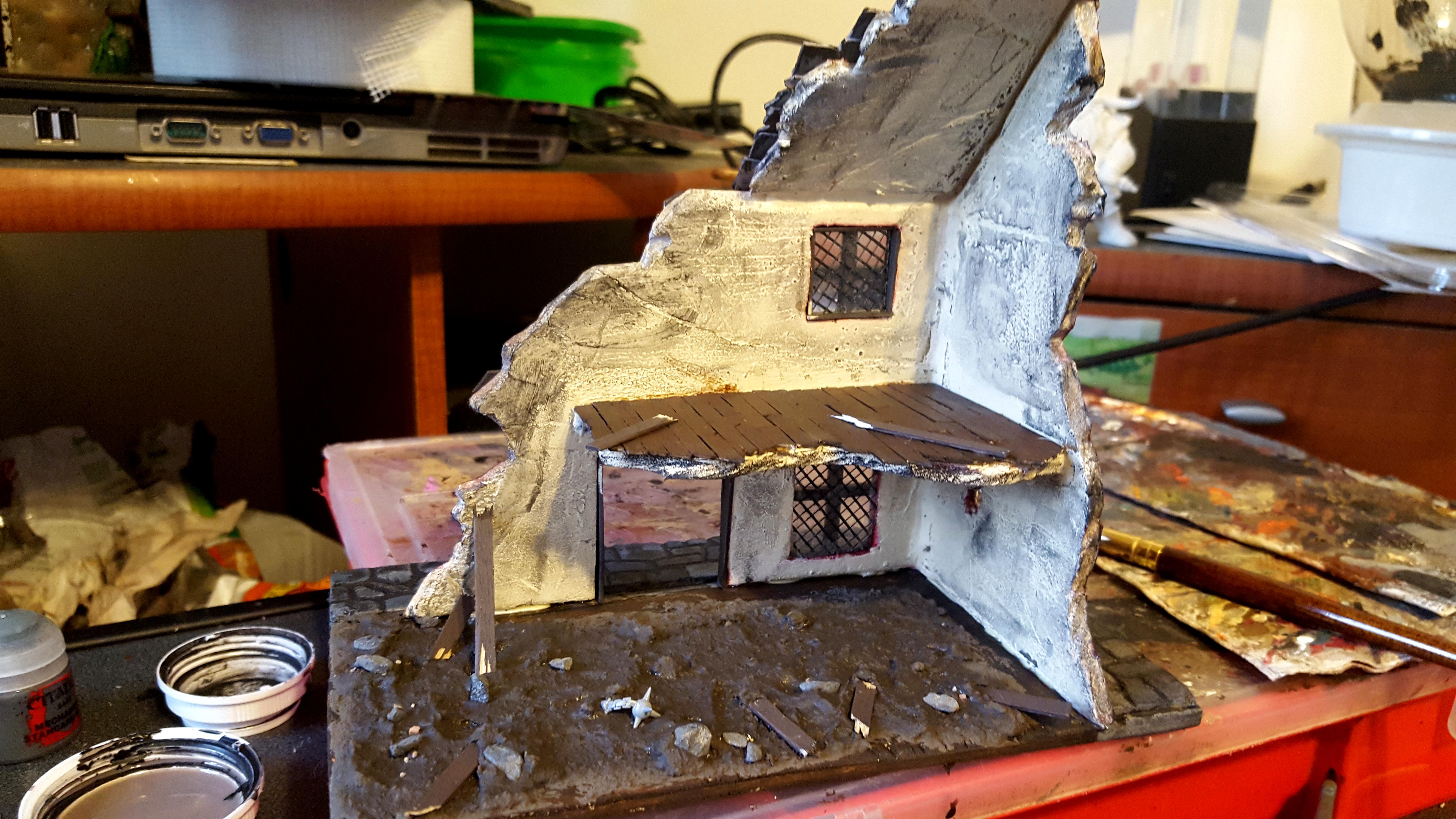 Mordheim, Ruins, Scratch Build, Terrain