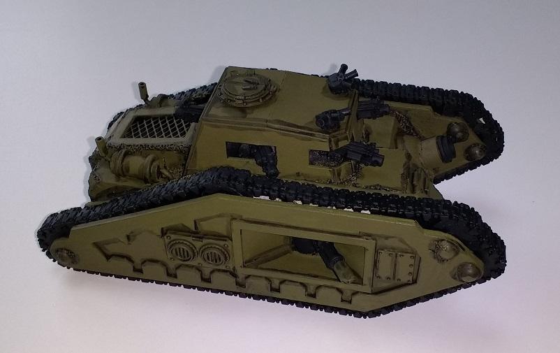 Death Korps of Krieg, Imperial Guard, Malcador Defender, Scratch Build, Work In Progress