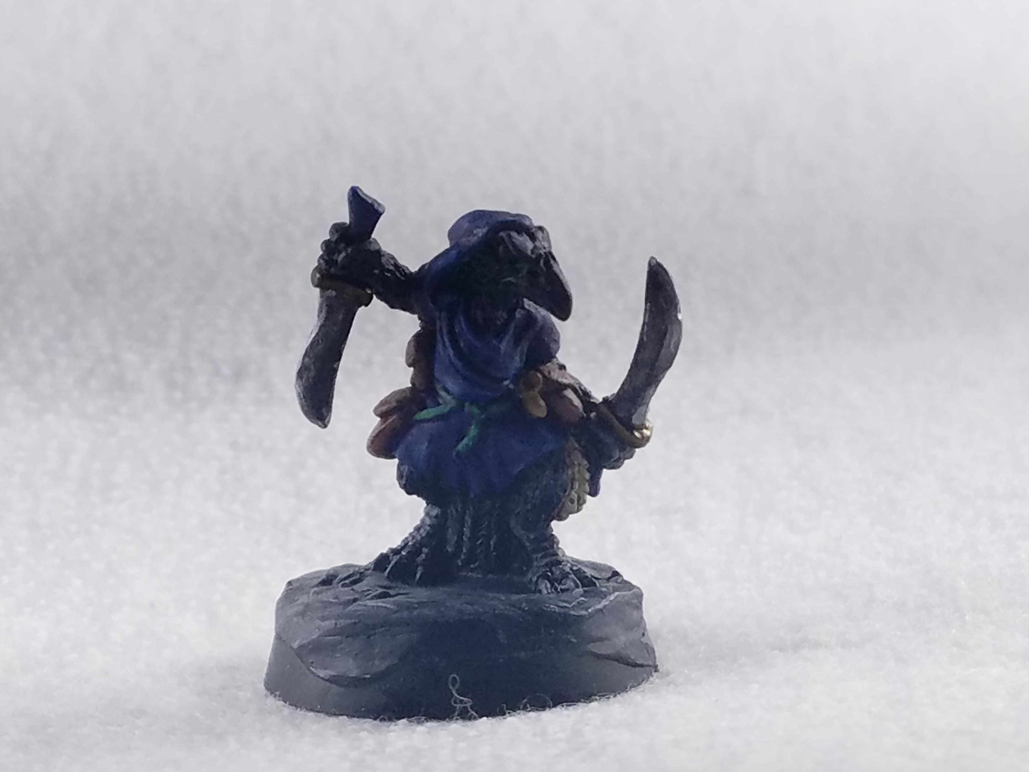 Adventurers, Crow Person, Dakka Painting Challenge 2018, Kenku, Oathsworn, Rogue, Tengu, Two Weapons