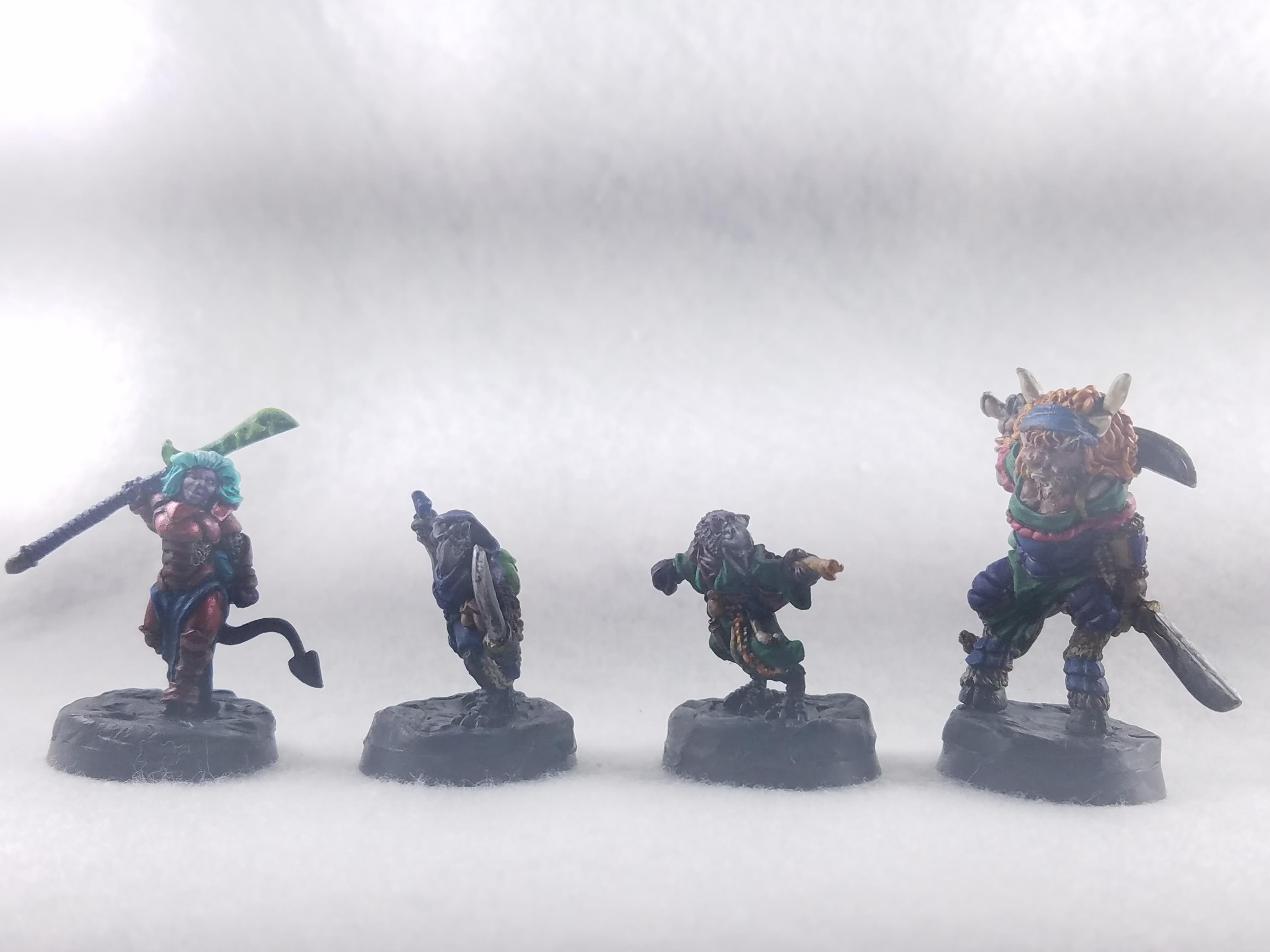 Adventurers, Dakka Painting Challenge 2018, Dungeons And Dragons, Fog, My Thats Some Washed Out Pictures You Have, Oathsworn
