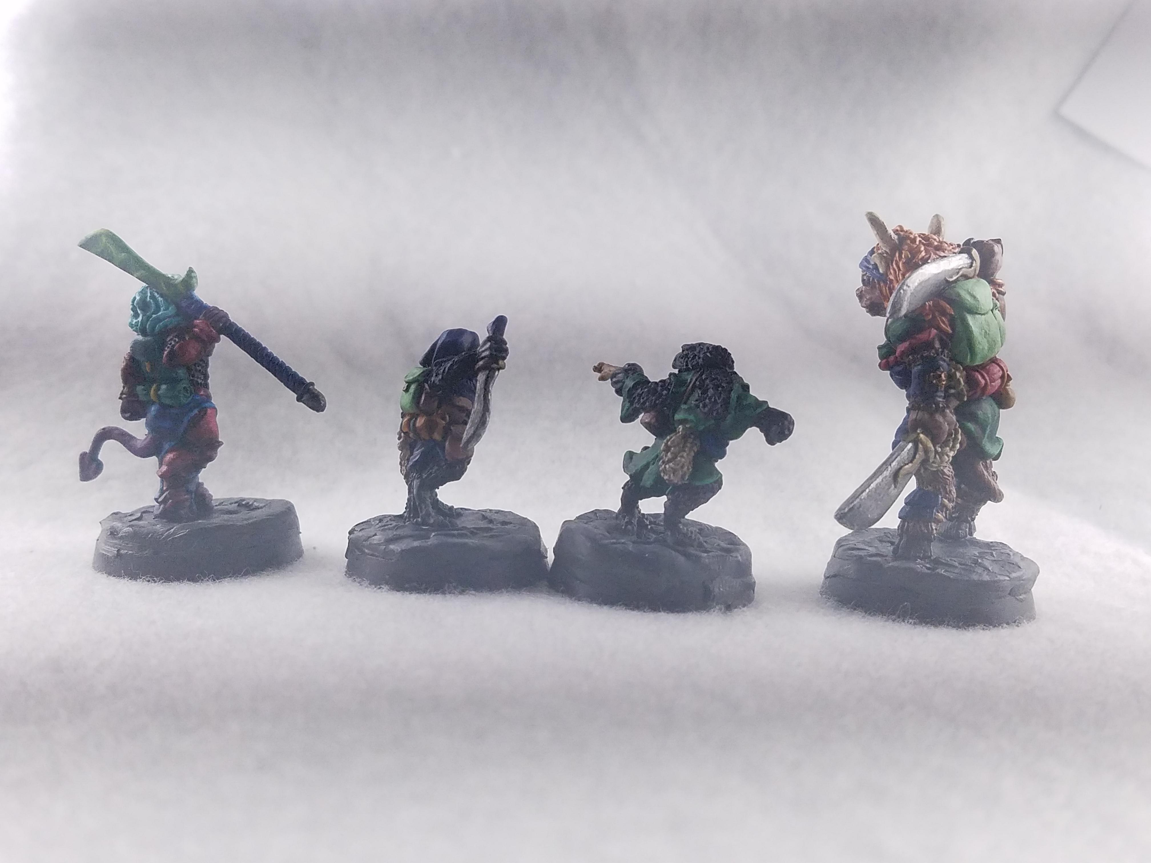 Adventurers, Dakka Painting Challenge 2018, Dungeons And Dragons, Fog, My Thats Some Washed Out Pictures You Have, Oathsworn