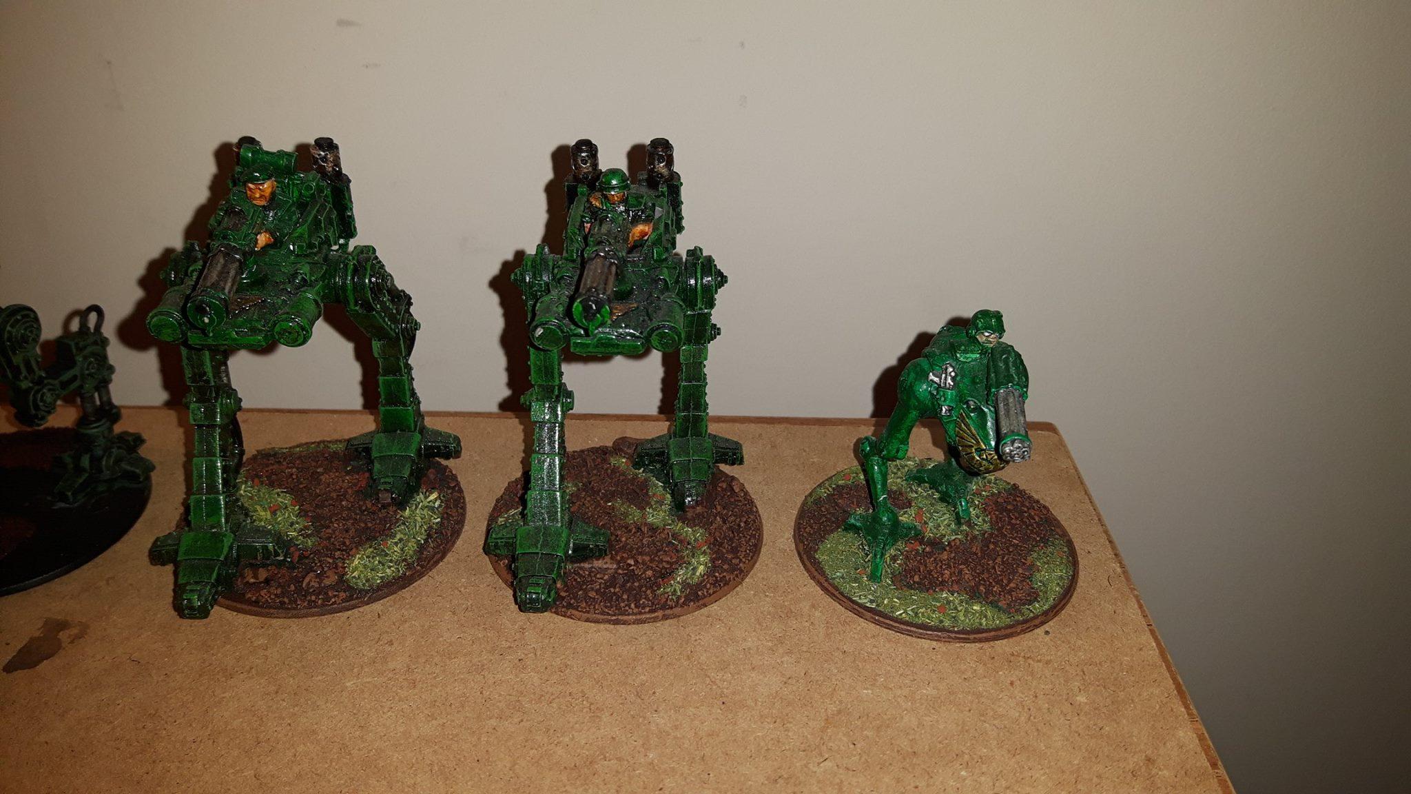 Astra Militarum, Imperial Guard, Metal, Plastic, Sentinel