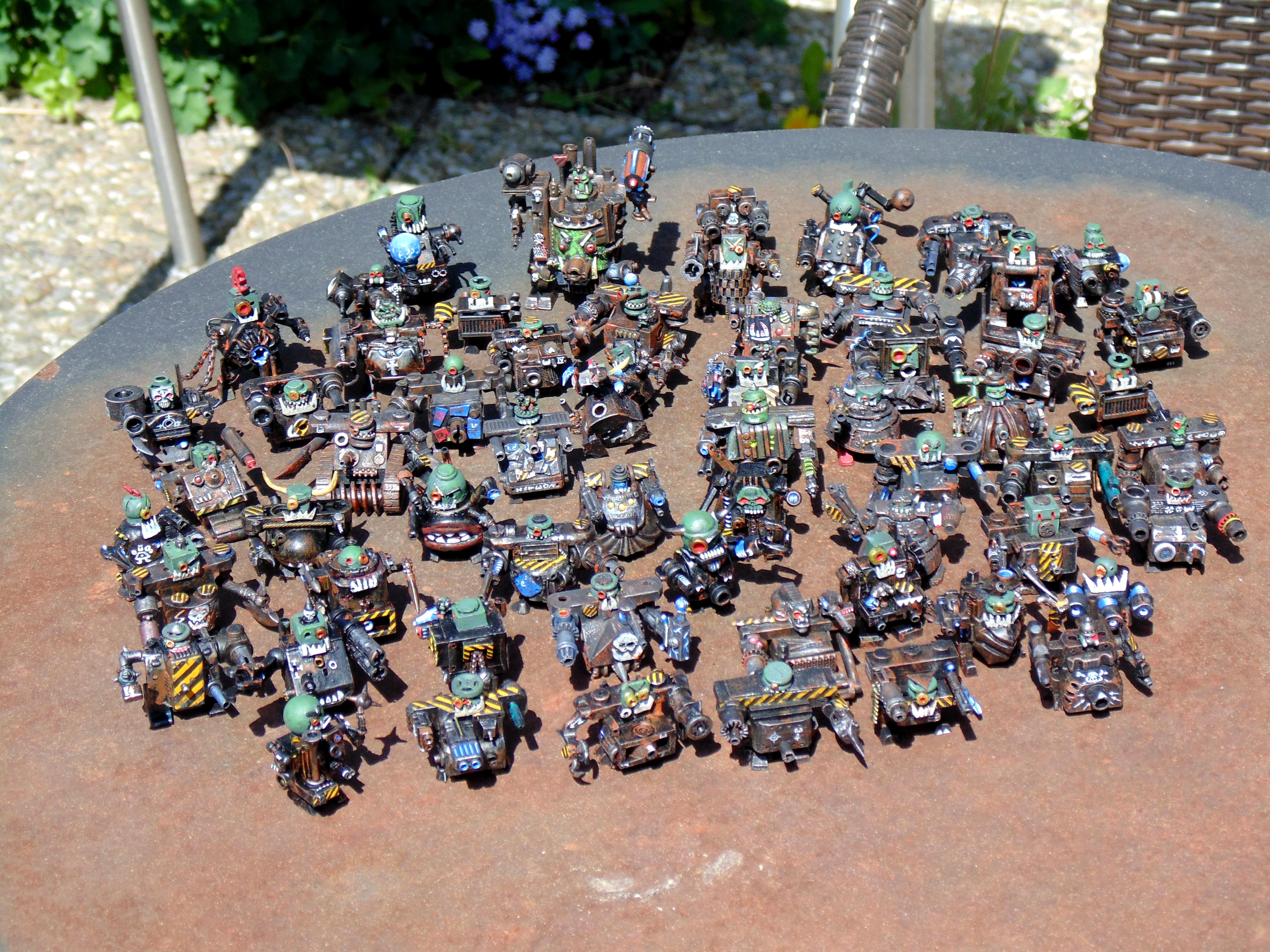 6mm, Epic, Gargant, Mech, Oldhammer, Orcs, Orks, Scratch, Stompas, Superstompa