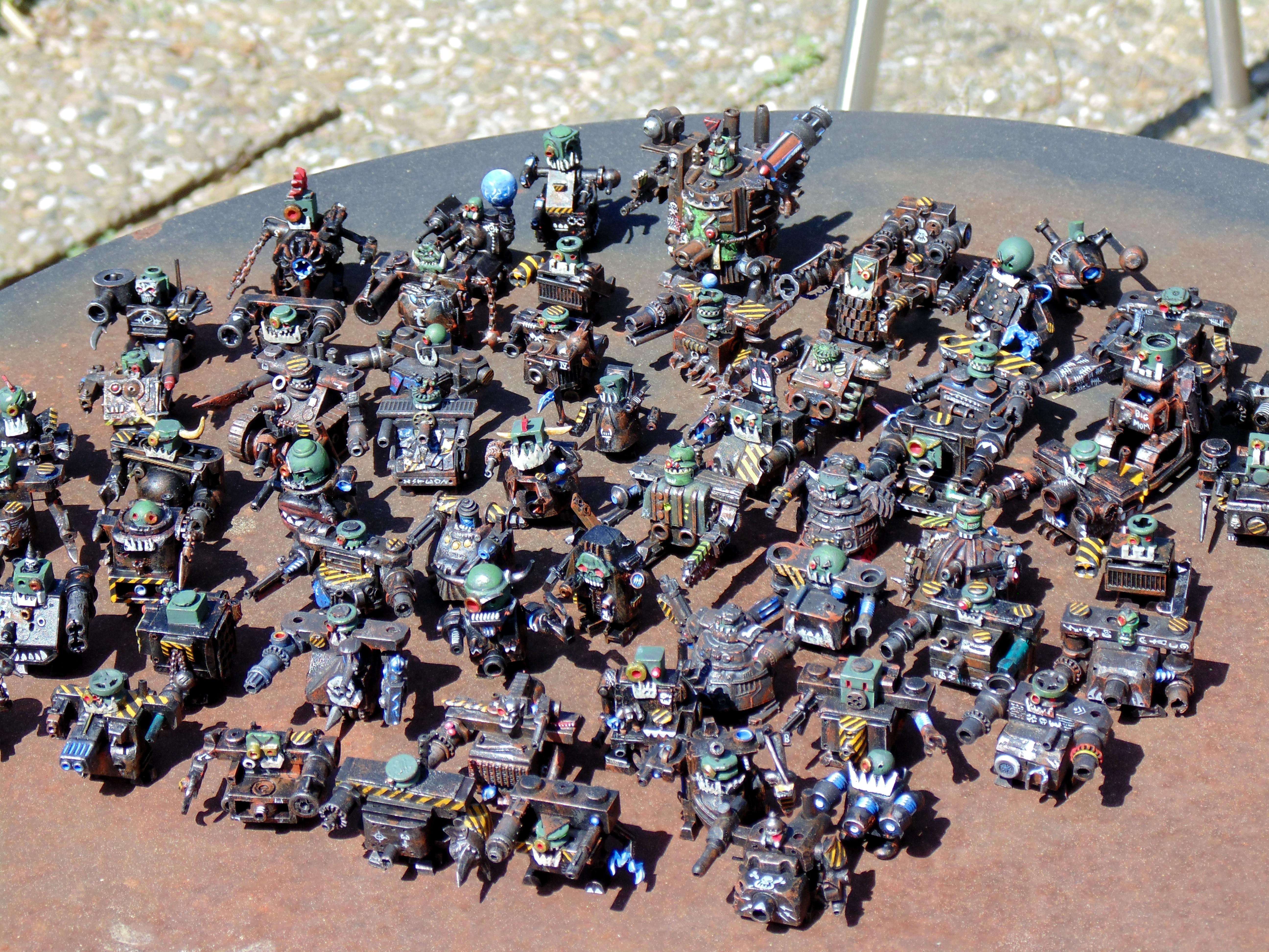 6mm, Epic, Gargant, Mech, Oldhammer, Orcs, Orks, Scratch, Stompas, Superstompa