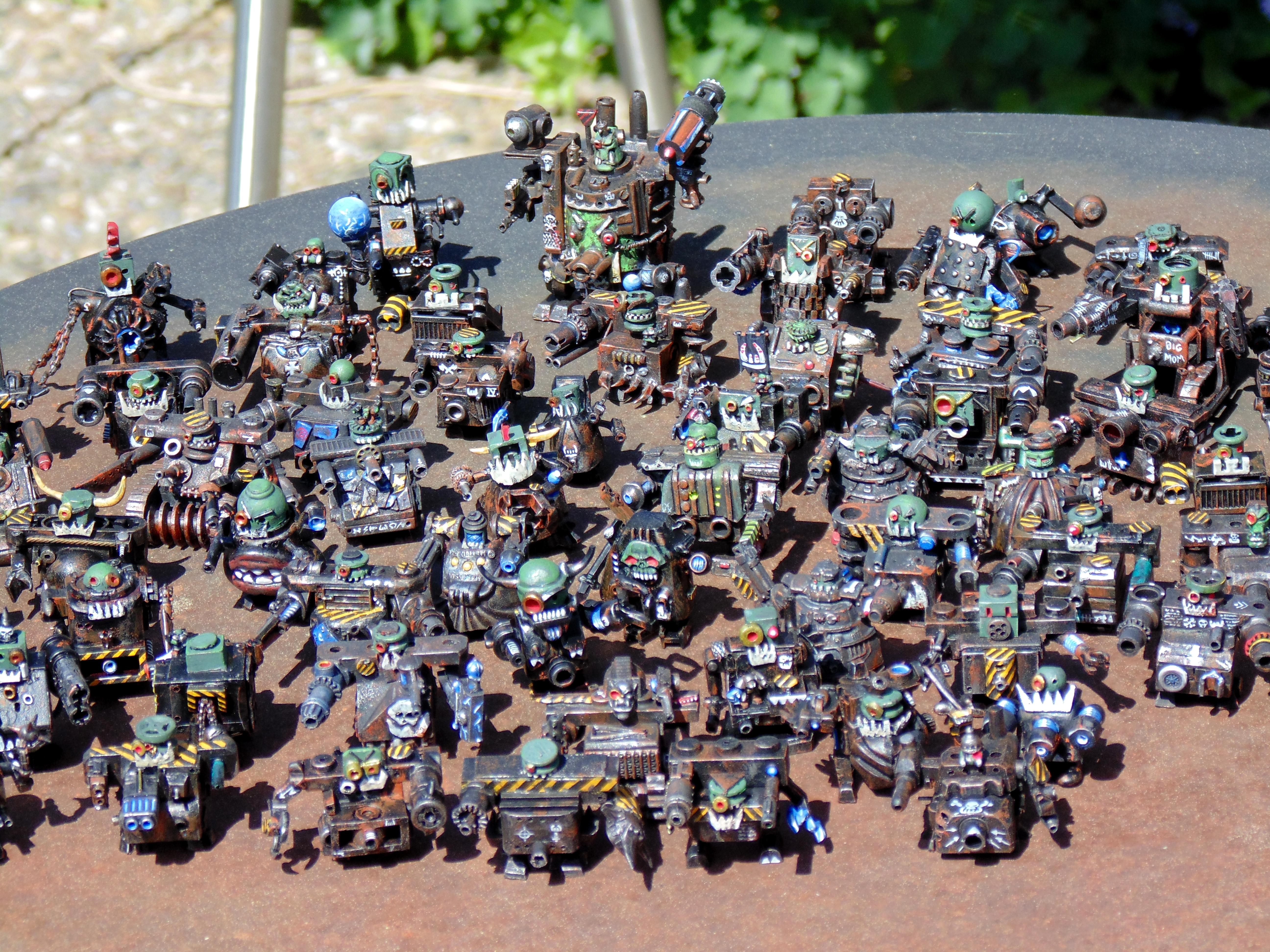 6mm, Epic, Gargant, Mech, Oldhammer, Orcs, Orks, Scratch, Stompas, Superstompa