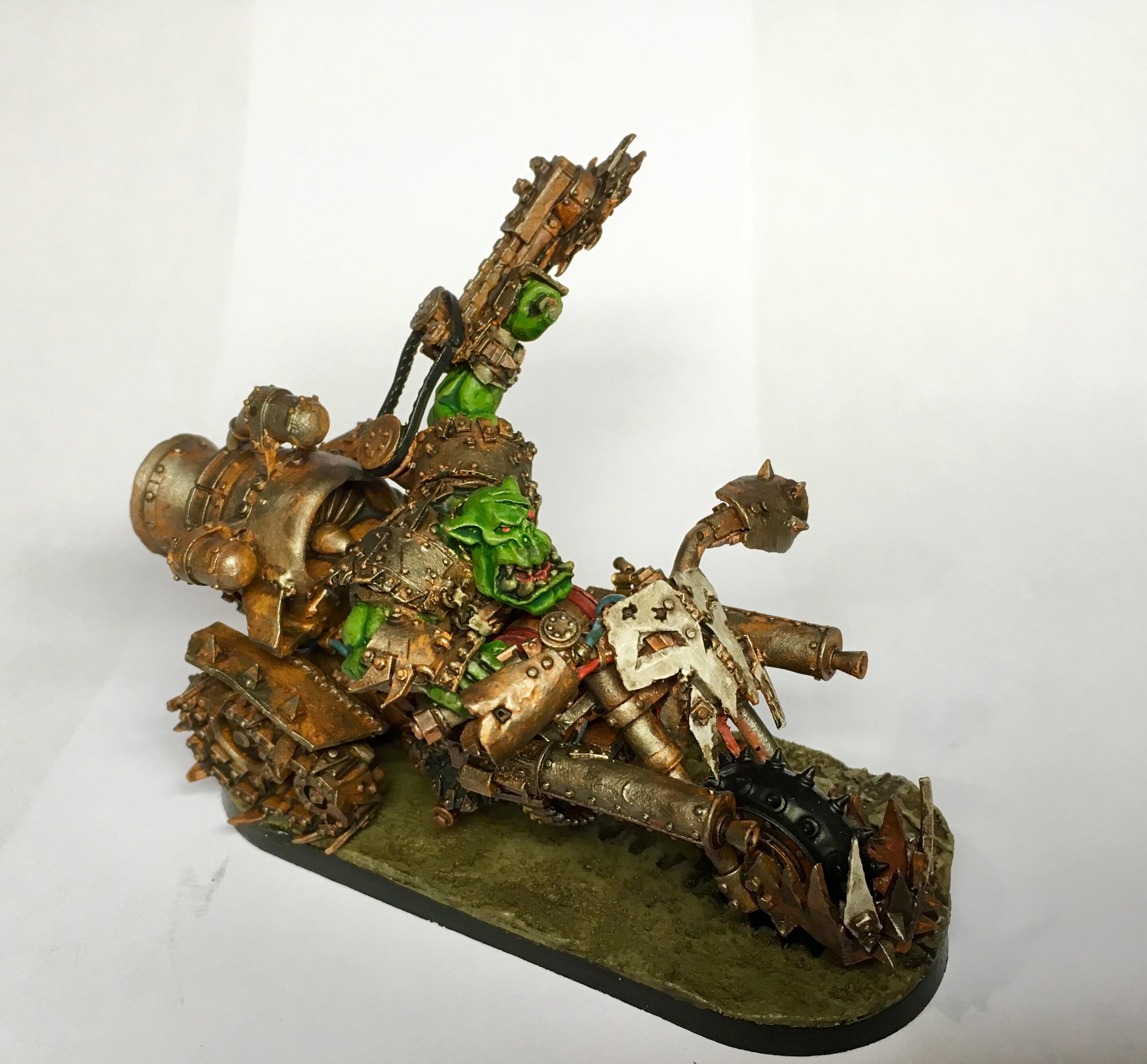 Orks, Warbike, Warboss, Zhadsnark