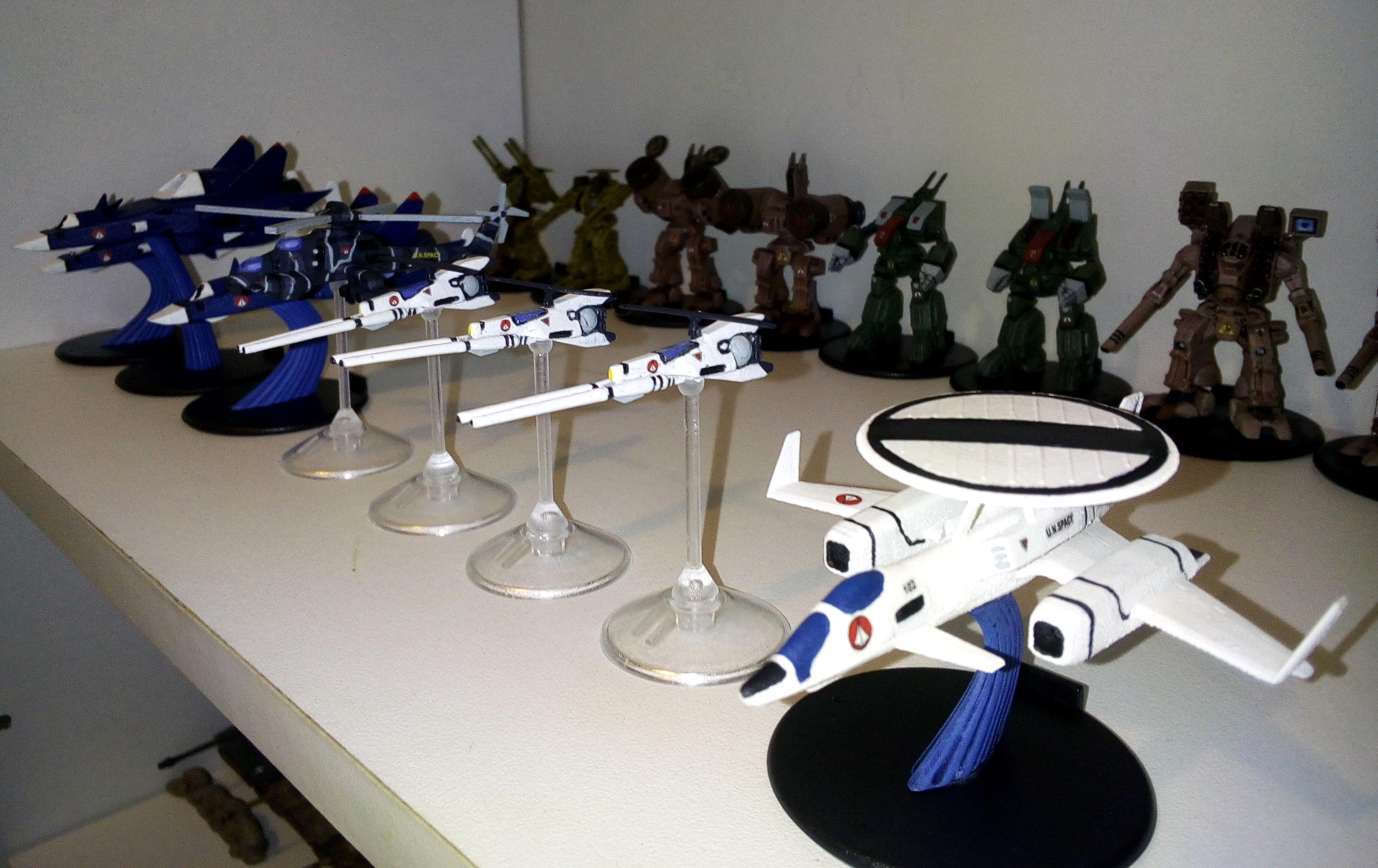 3d Print, Anime, Macross, Mecha, Robotech, Uedf, Un Spacy ...