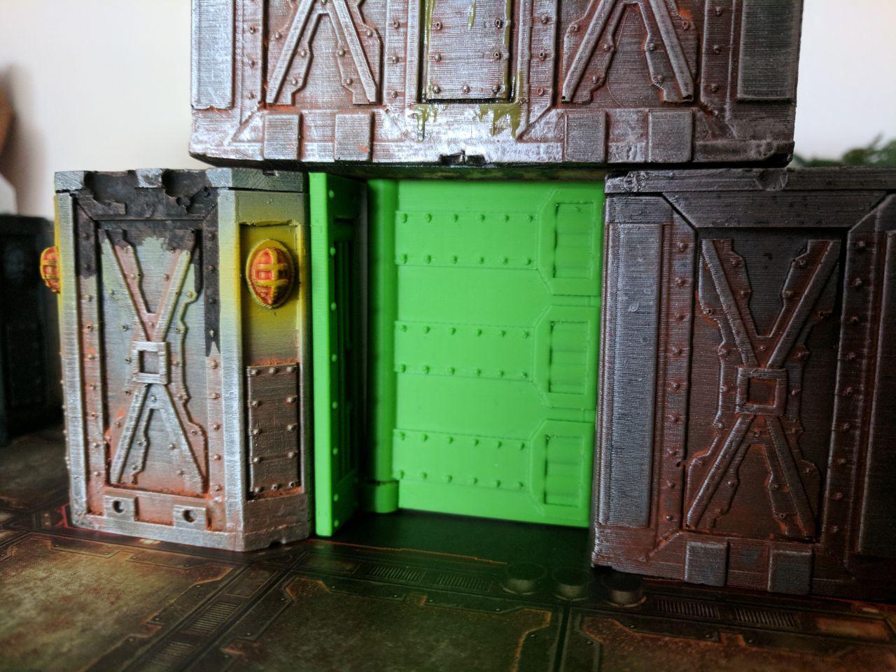Board, Bulkhead, Corridors, Doors, Necromunda, Walls, Zone Mortalis