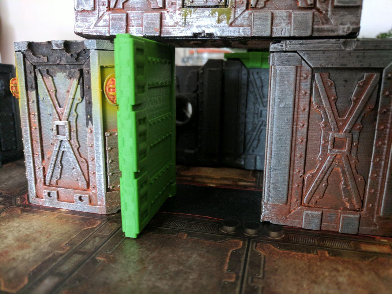 Board, Bulkhead, Corridors, Doors, Necromunda, Walls, Zone Mortalis