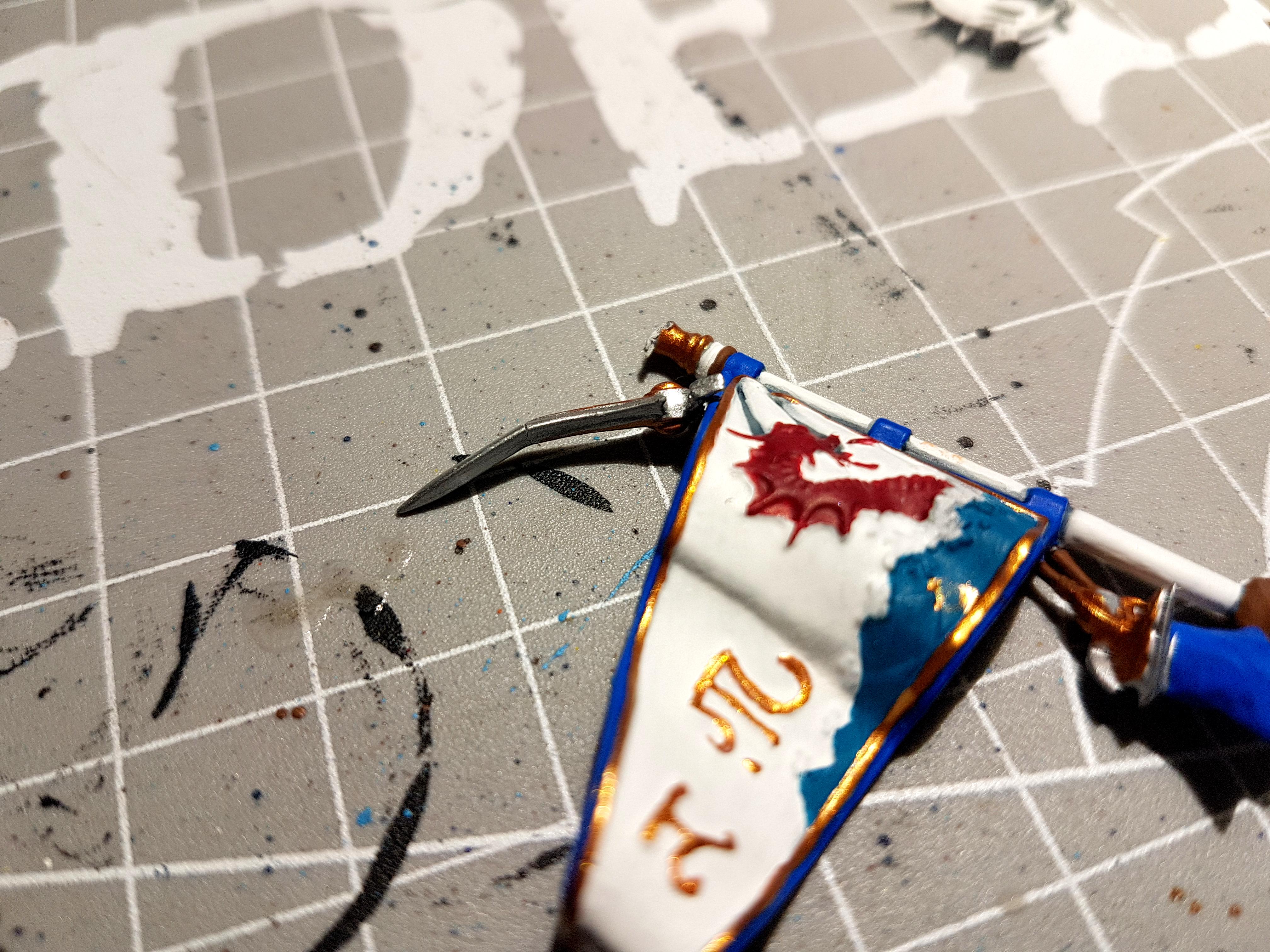 Broken flag tip