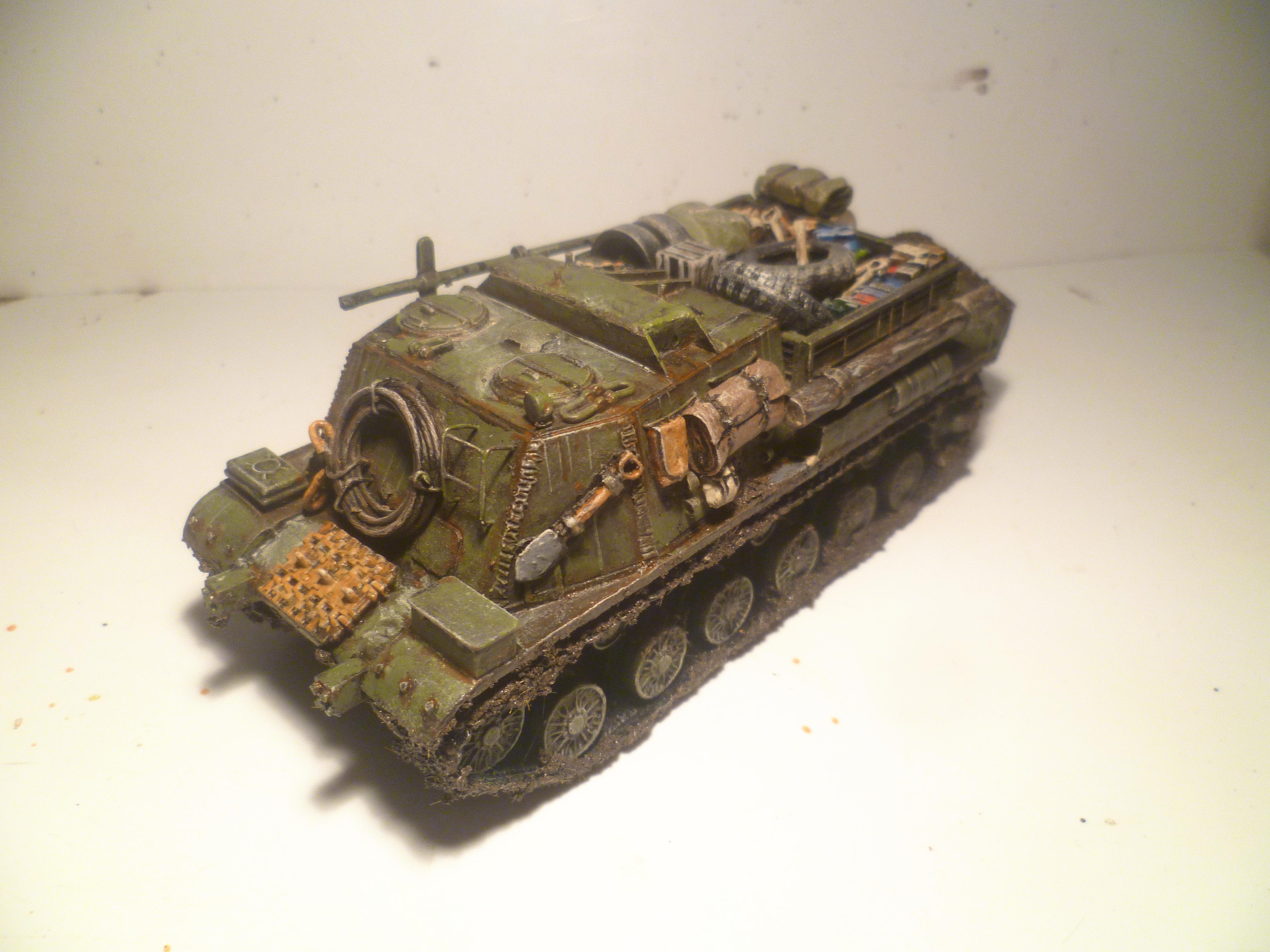 28mm, Arv, Conversion, Eastern European, Is-2, Modern, Recovery, Russians, Soviet, Tank, Ukrainian, Vehicle