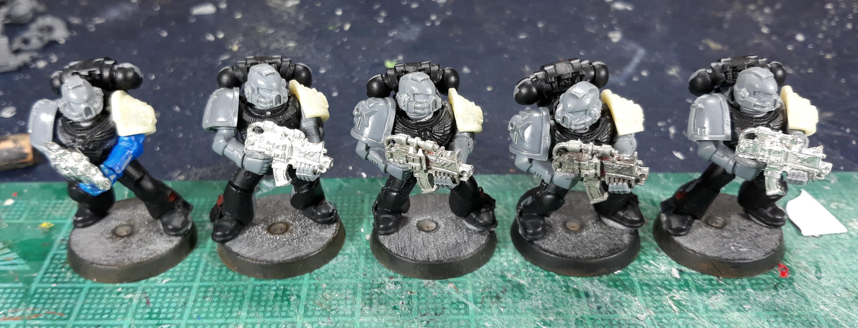 5 Marines for devastators WIP 1