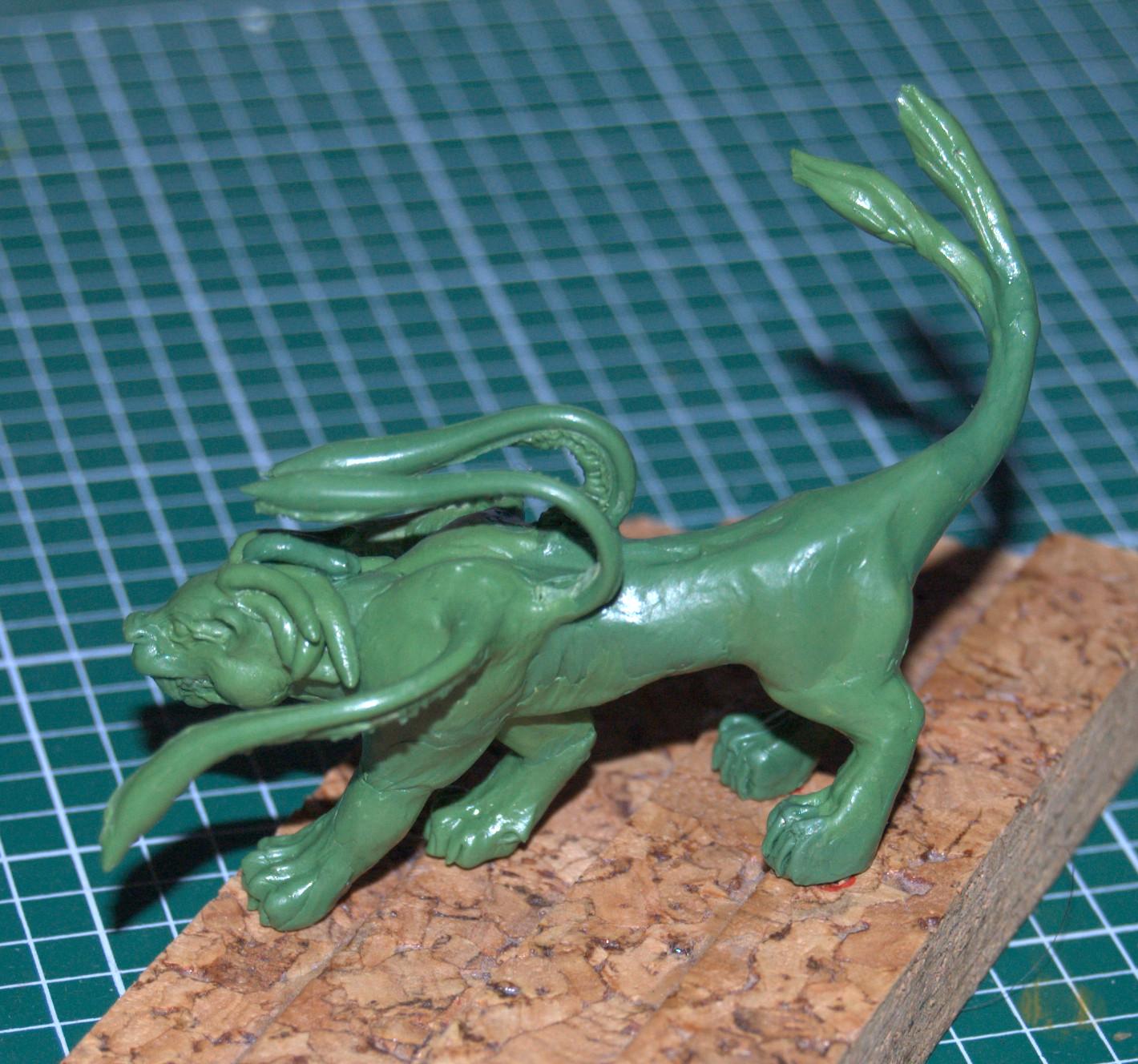 Monster, Sculpting, Transpanther - finished, side