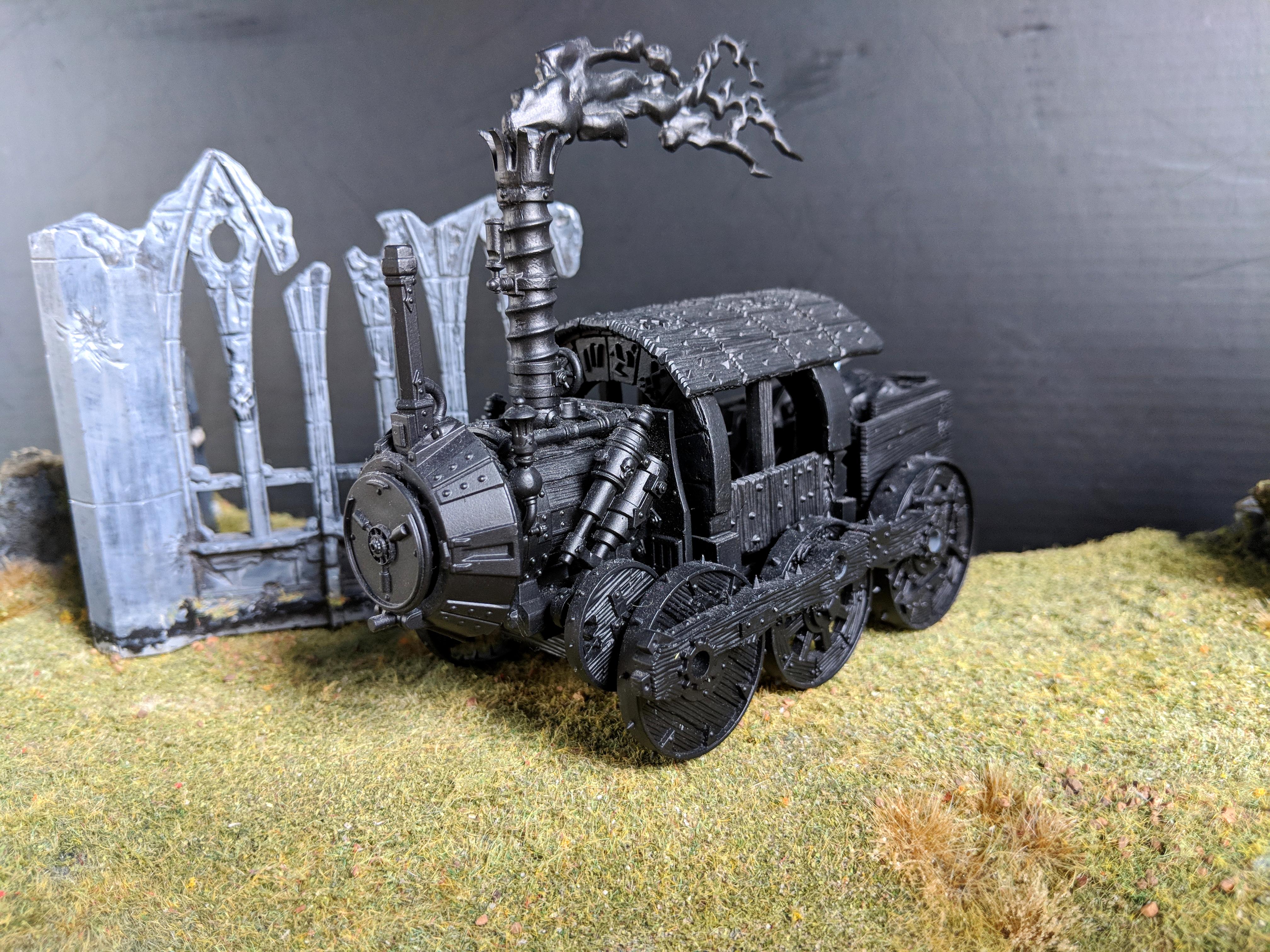 Clan Skyre, Doomwheel, Hellpit, Skaven, Train