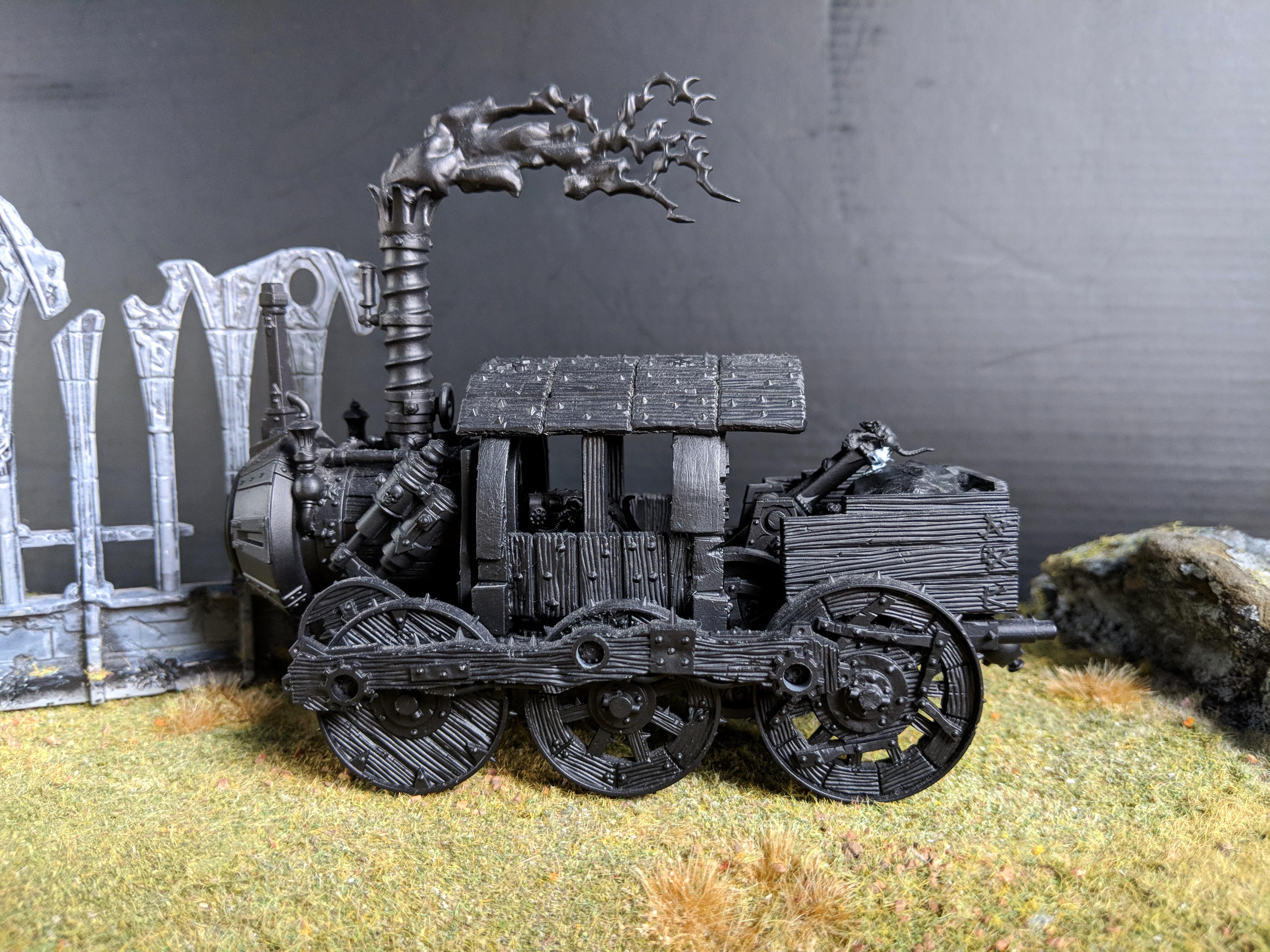 Clan Skyre, Doomwheel, Hellpit, Skaven, Train