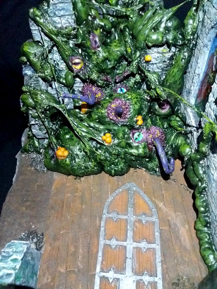Age, Age Of Sigmar, Cathedral, Church, Eye, Mass, Nurgle, Ruin, Sigmar, Stained Glass, Tentacle, Terrain, Warhammer Fantasy