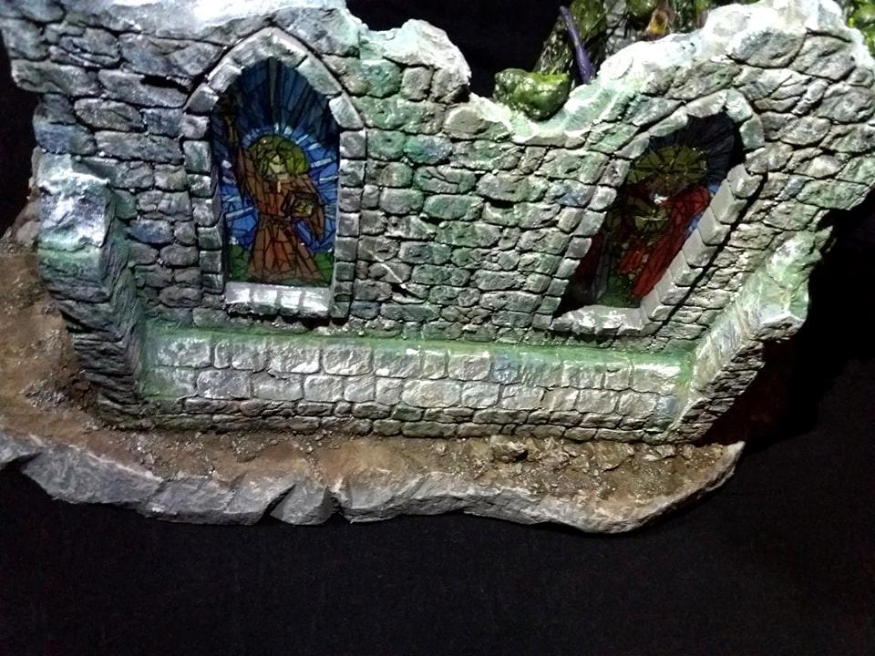 Age, Age Of Sigmar, Cathedral, Church, Eye, Mass, Nurgle, Ruin, Sigmar, Stained Glass, Tentacle, Terrain, Warhammer Fantasy