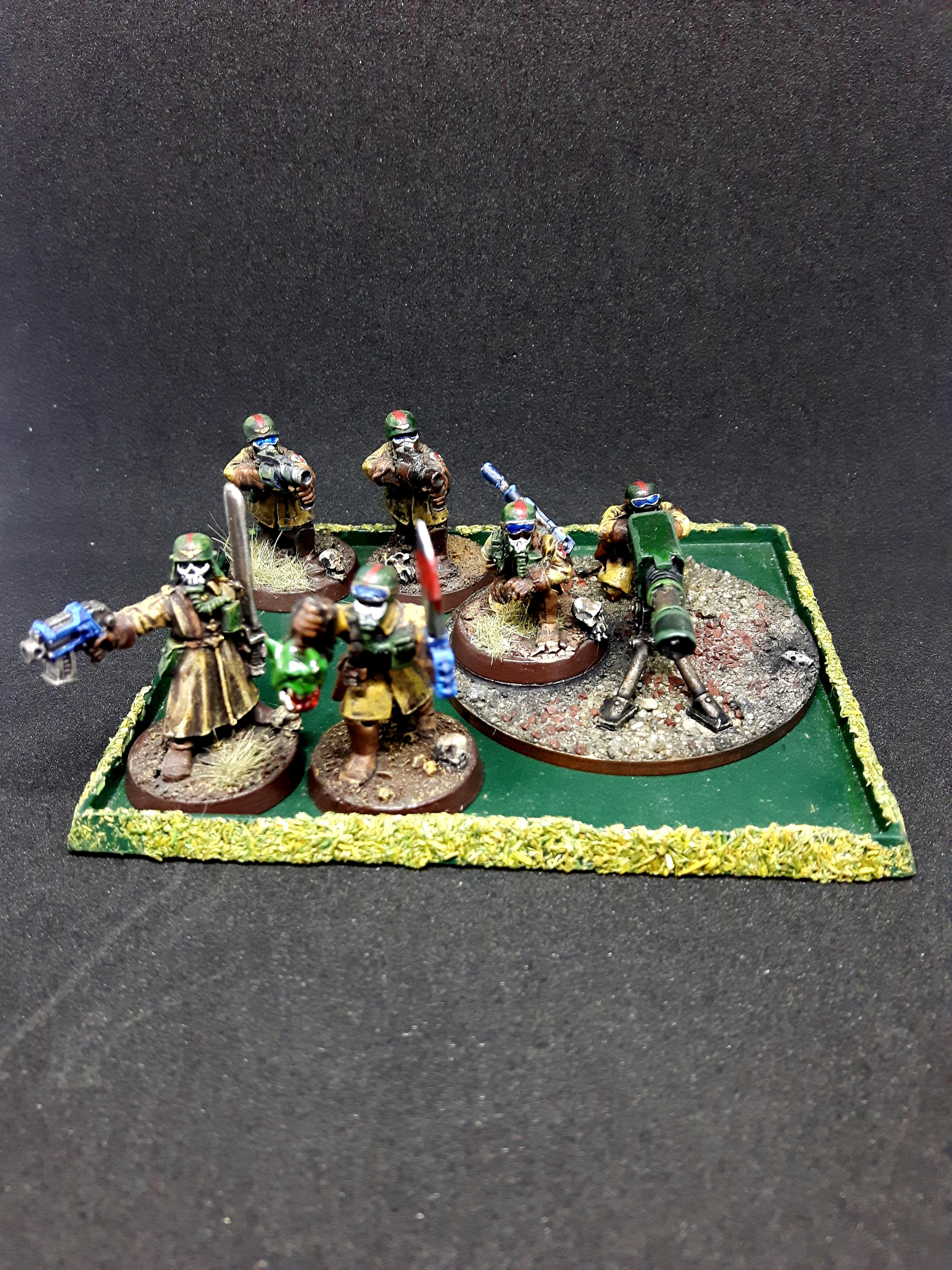 Armageddon, Astra Militarum, Commissar, Death Korps of Krieg, Games Workshop, Grenade Launcher, Hive Ganger, Imperial Guard, Kr Multicase, Lascannon, Metal, Necromunda, Orks, Pcs, Steel Legion, Warhammer 40,000