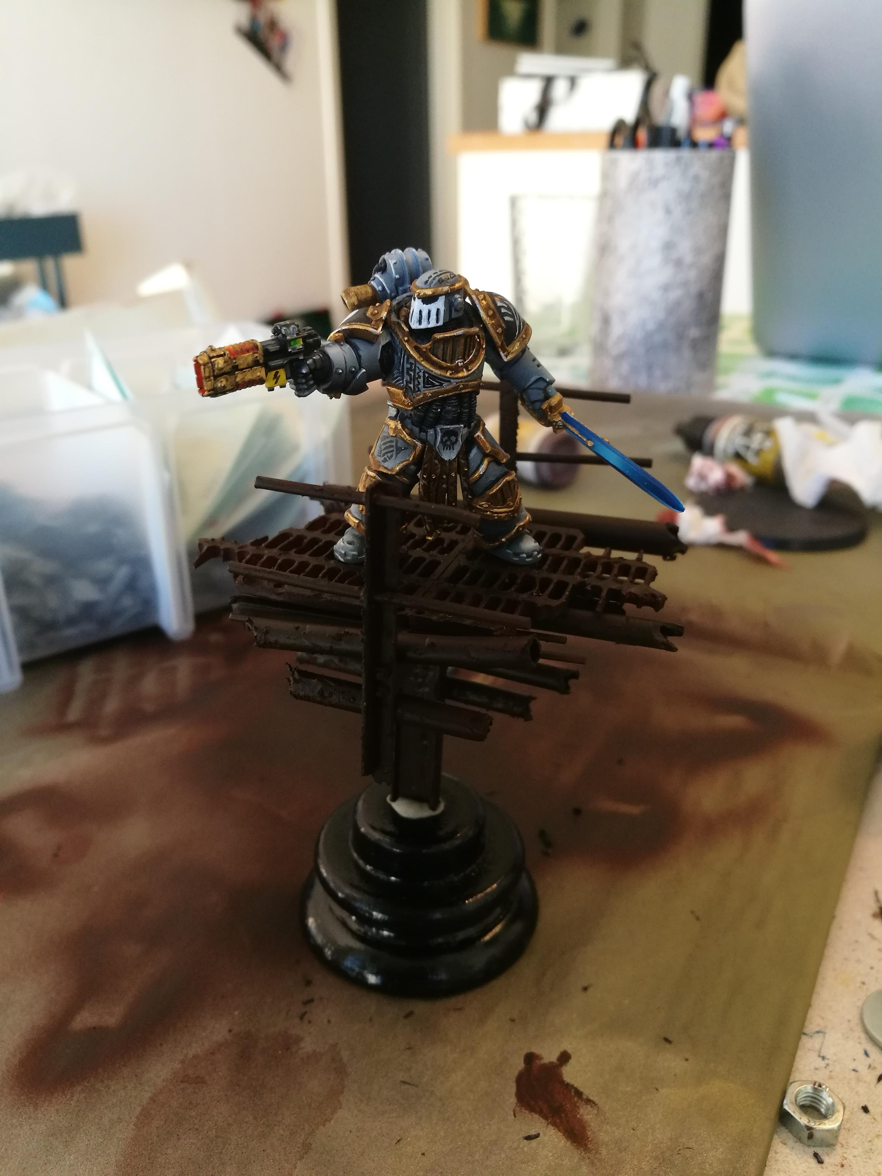 Carcharodons, Display Miniature, Space Marines, Warhammer 40,000, Work In Progress