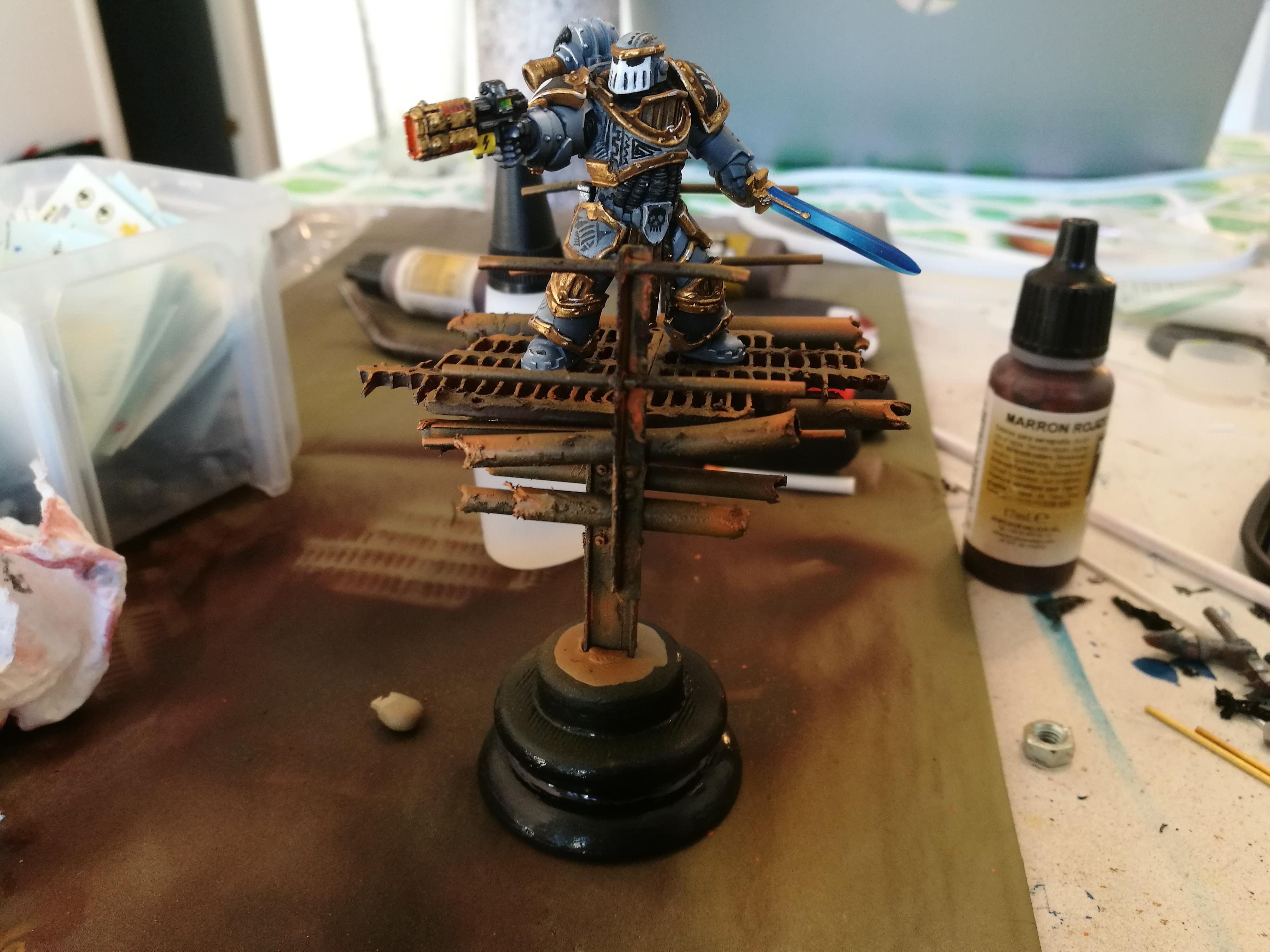 Carcharodons, Display Miniature, Space Marines, Warhammer 40,000, Work In Progress